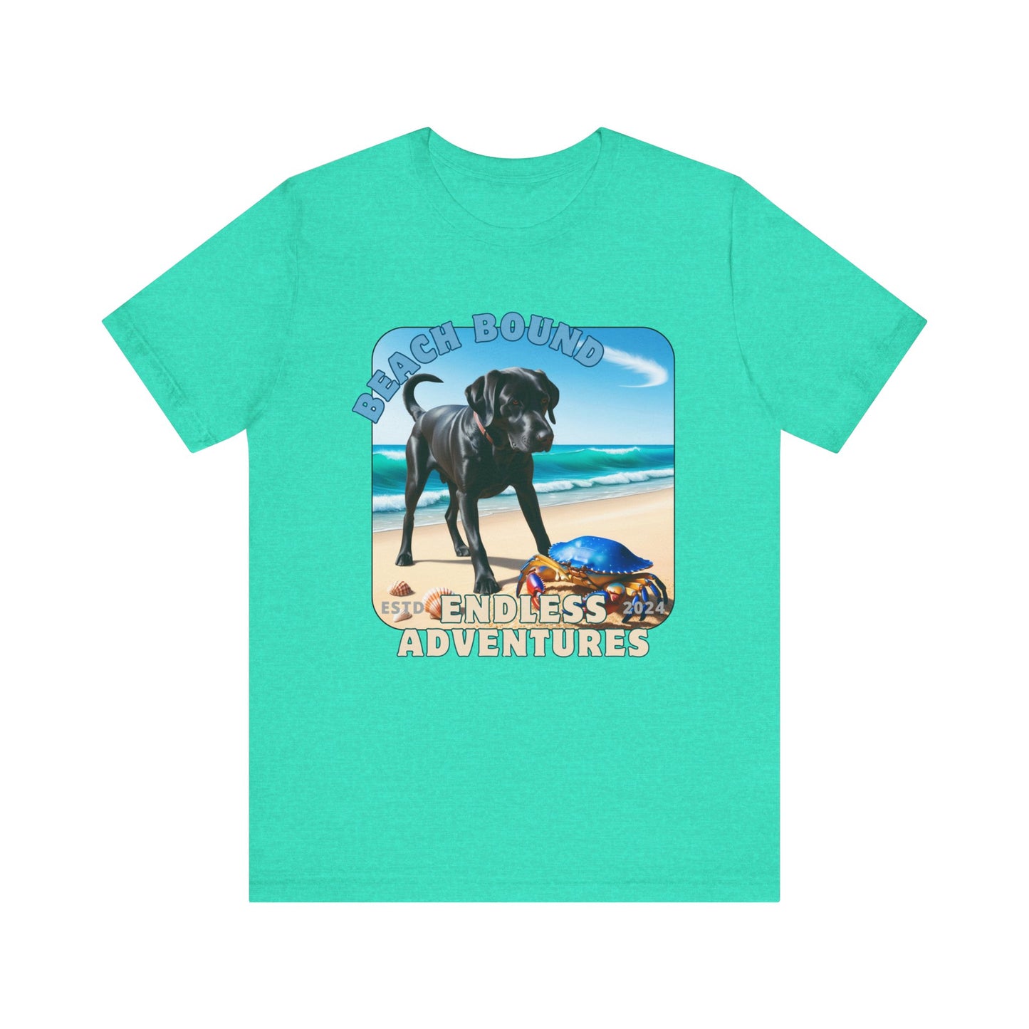 Jetty’s Adventures Crab, Unisex Garment-Dyed T-shirt, #Jettysadventures,