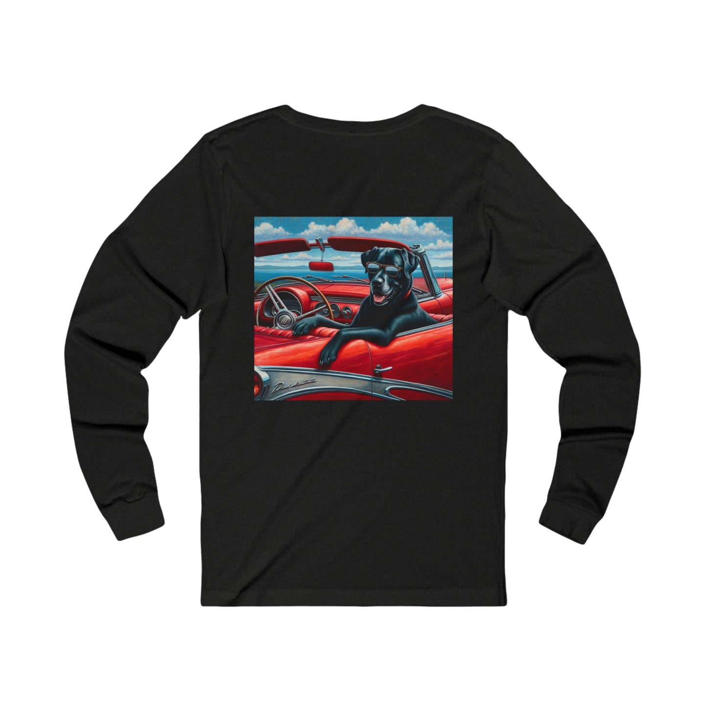 Black Lab Classic, 1950's, Unisex Jersey Long Sleeve Tee