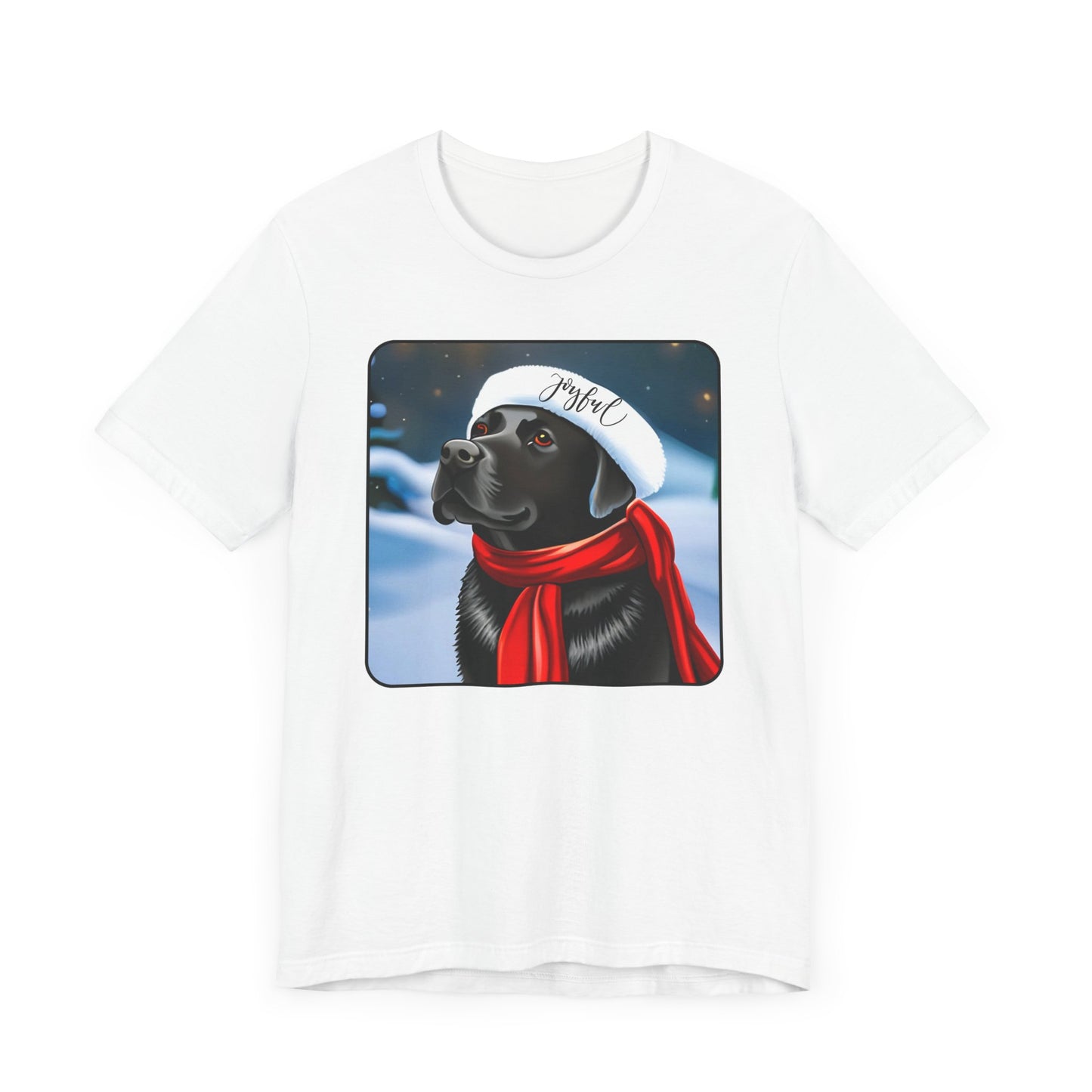 Joyful black lab Christmas perfect for your holiday cheer