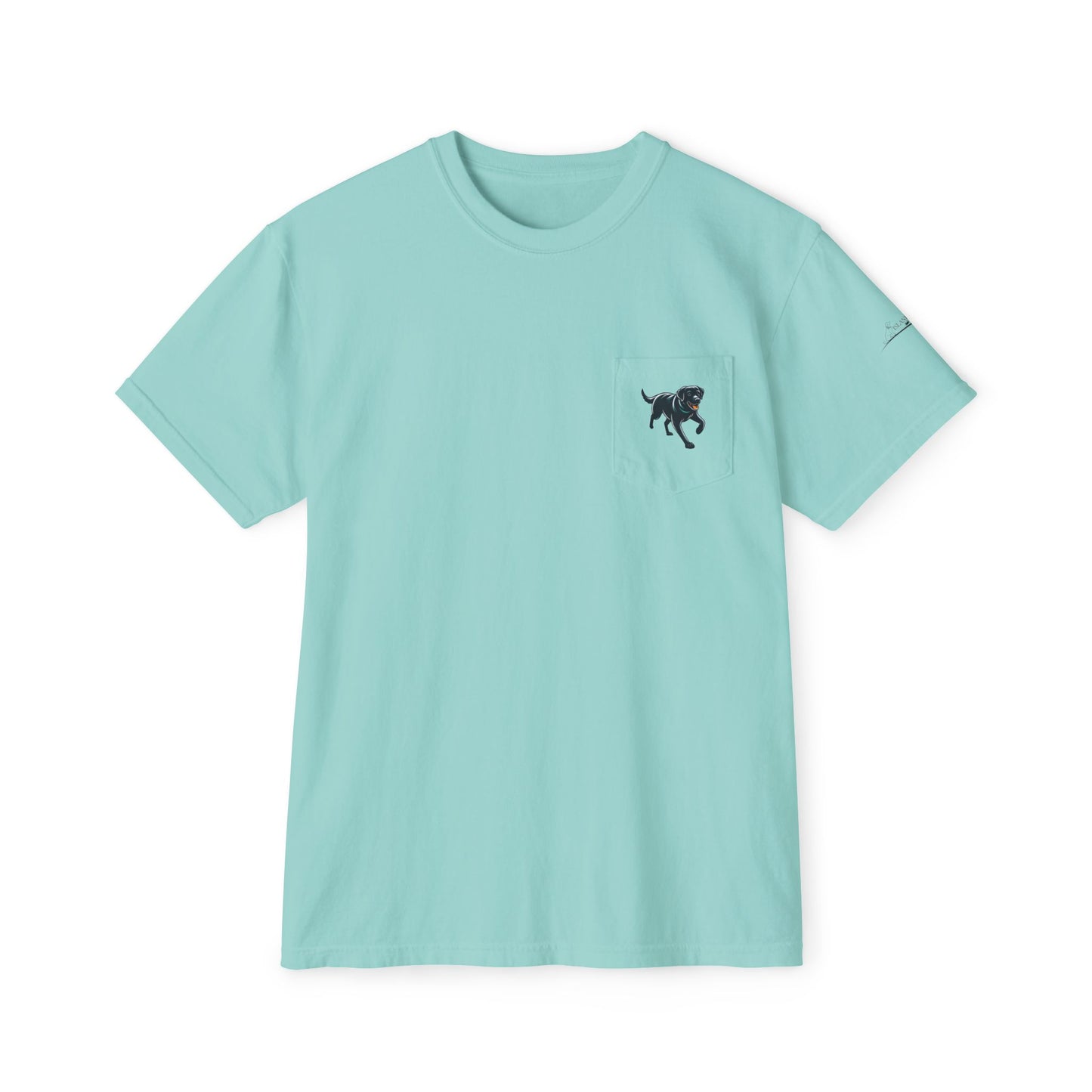 My dog is smarter than yours, just saying, Island Labradors, Pocket, T-Shirt