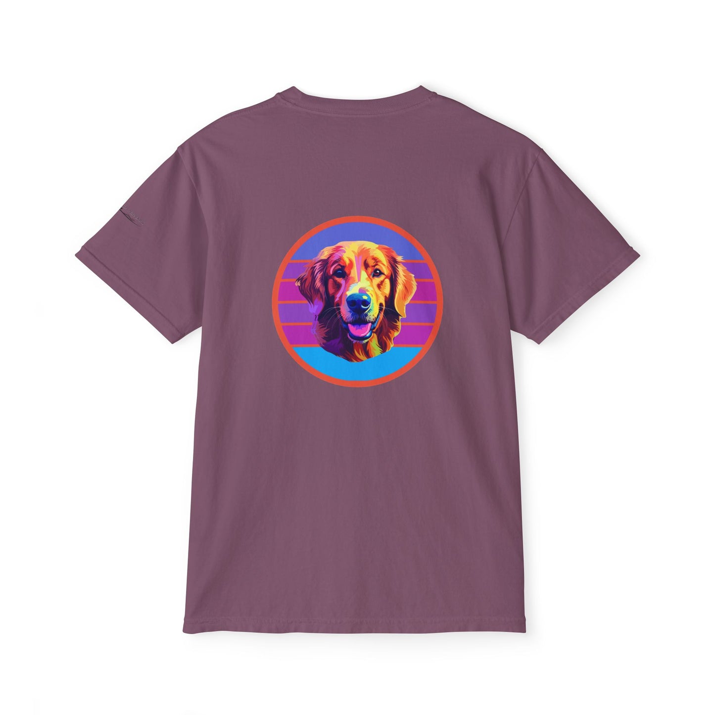 Golden Retriever sunset