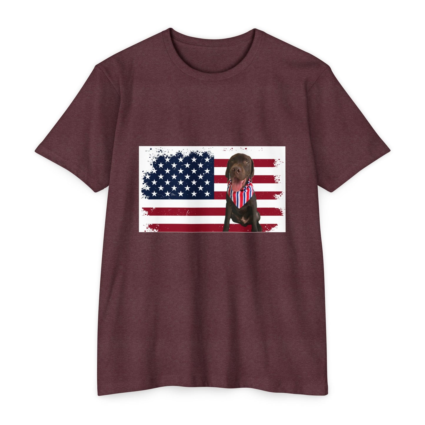 4Th Of July American dog t-shirt