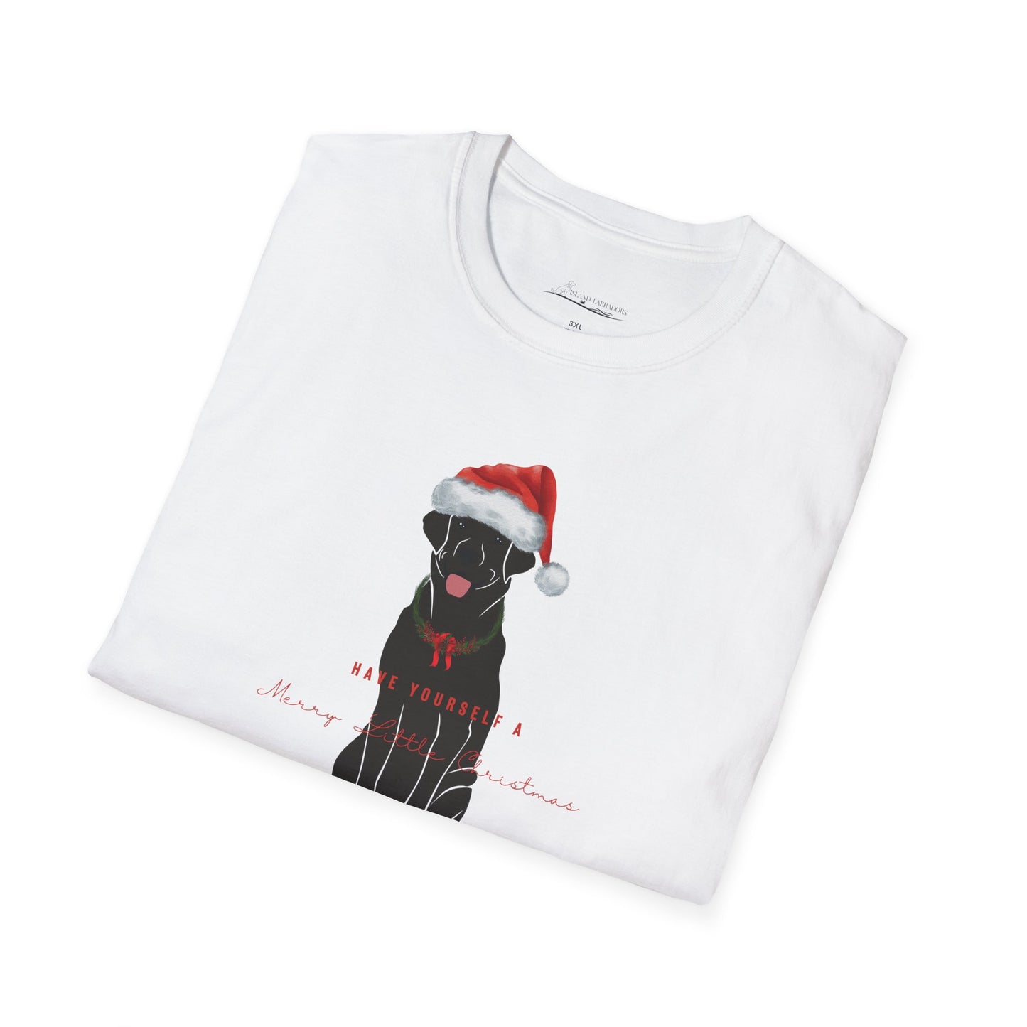 Have Yourself A Merry Little Christmas, black Labrador