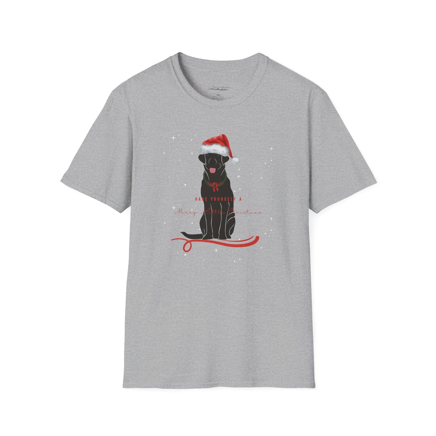 Have Yourself A Merry Little Christmas, black Labrador
