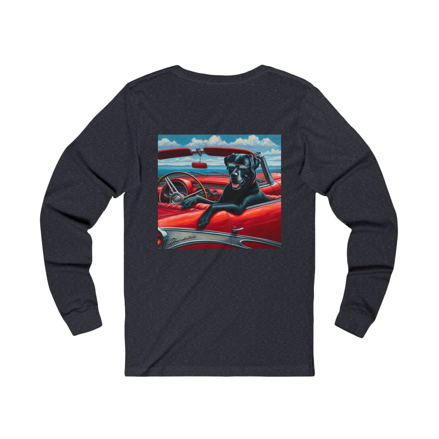 Black Lab Classic, 1950's, Unisex Jersey Long Sleeve Tee