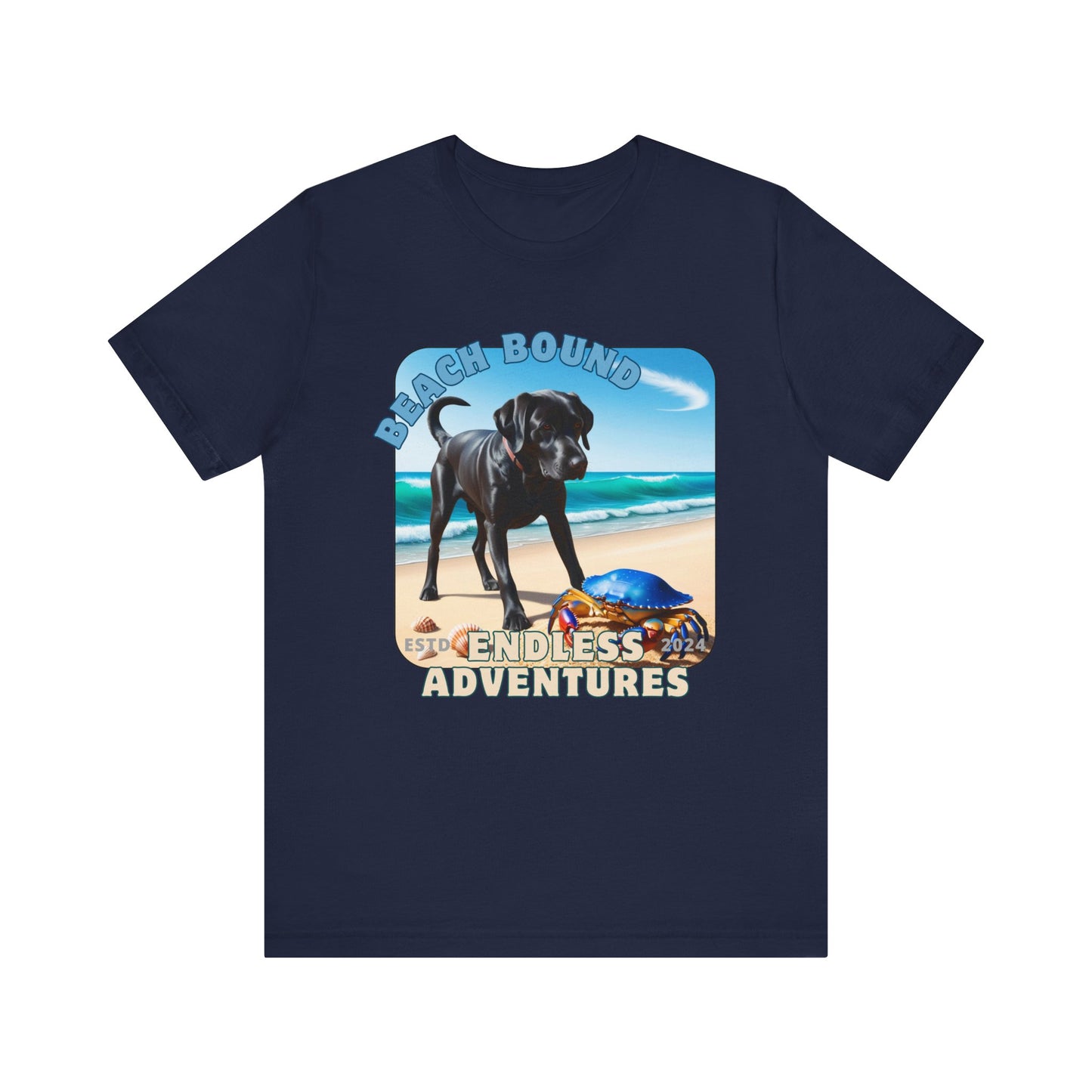 Jetty’s Adventures Crab, Unisex Garment-Dyed T-shirt, #Jettysadventures,