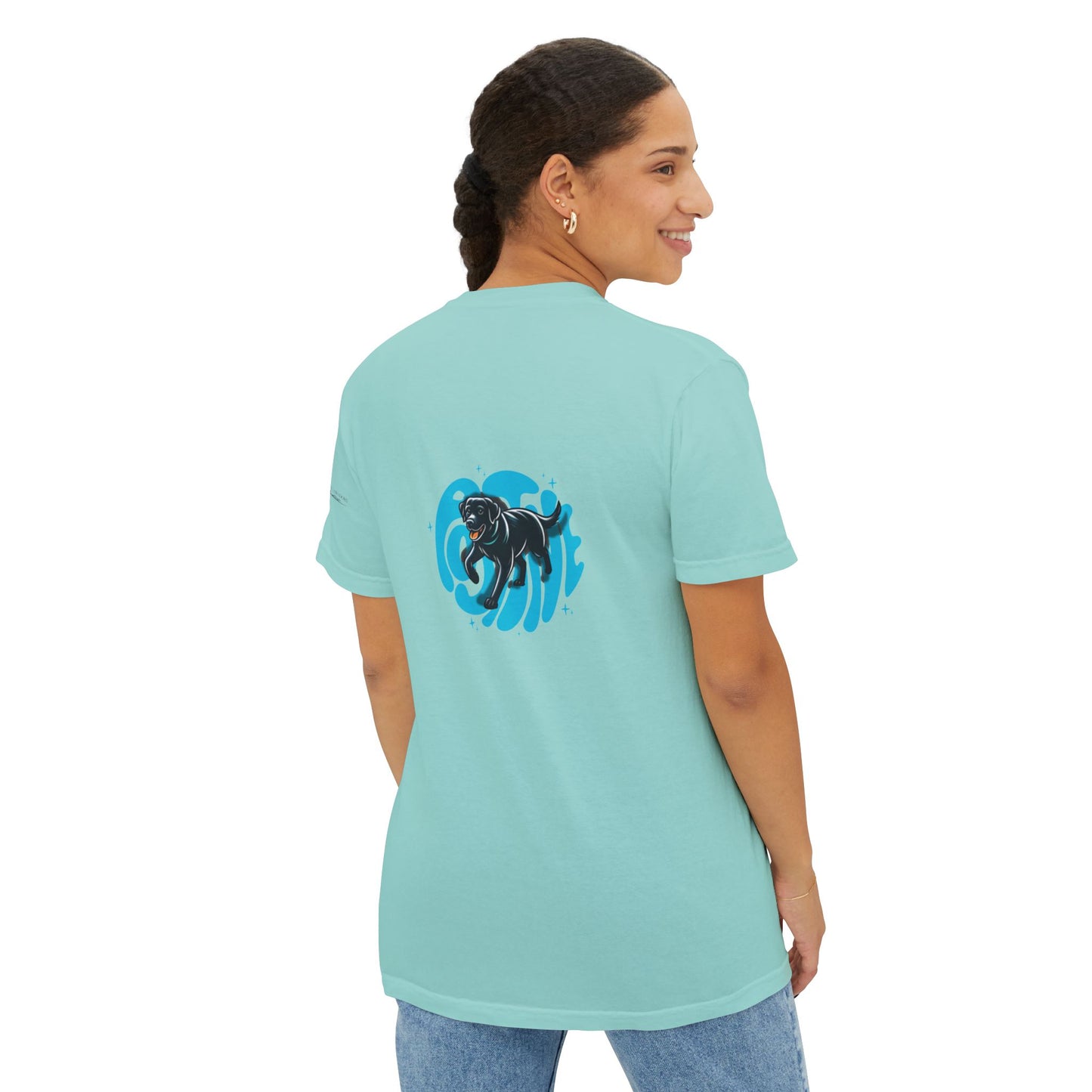 Positive, Island Labradors, pocket T-Shirt