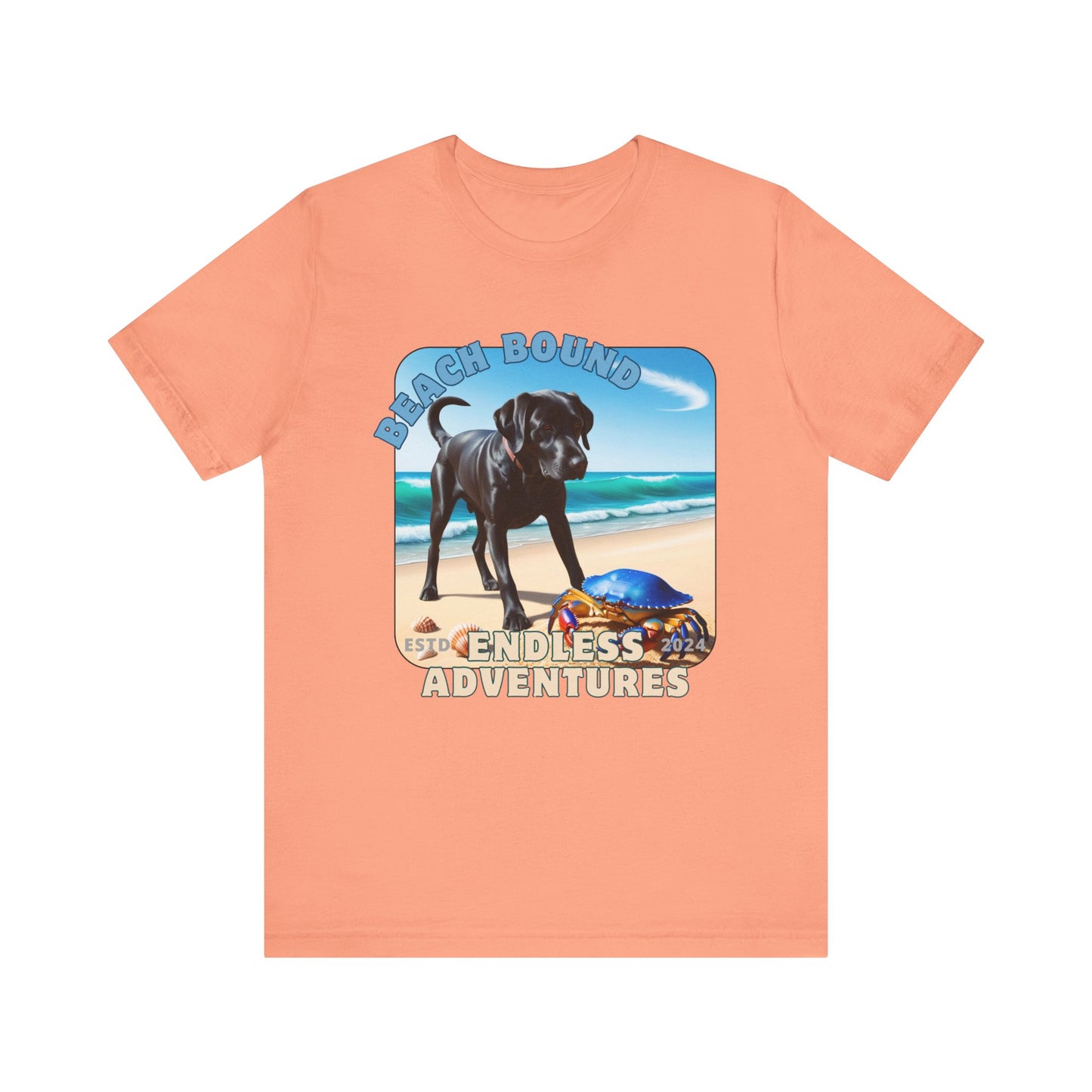 Jetty’s Adventures Crab, Unisex Garment-Dyed T-shirt, #Jettysadventures,