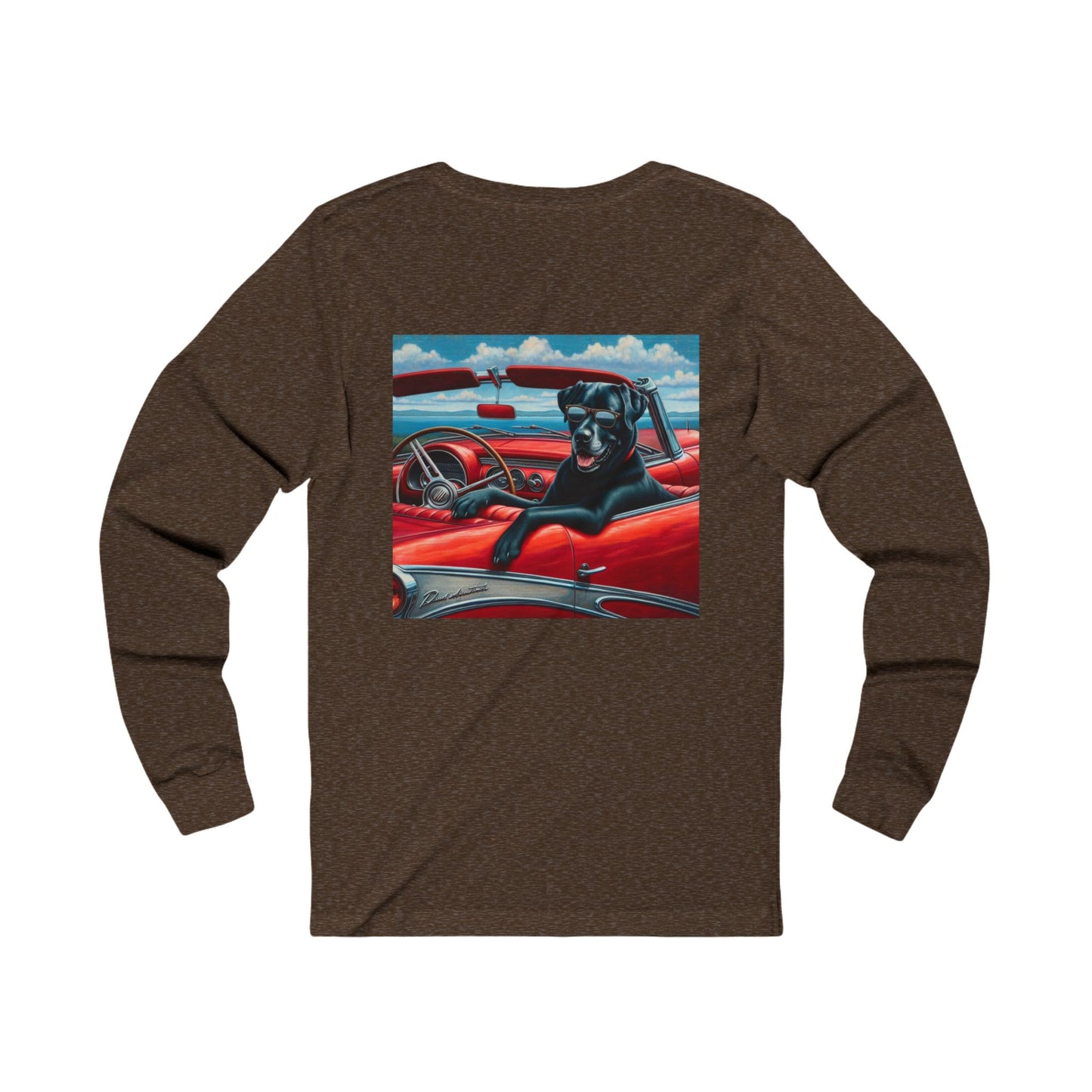 Black Lab Classic, 1950's, Unisex Jersey Long Sleeve Tee