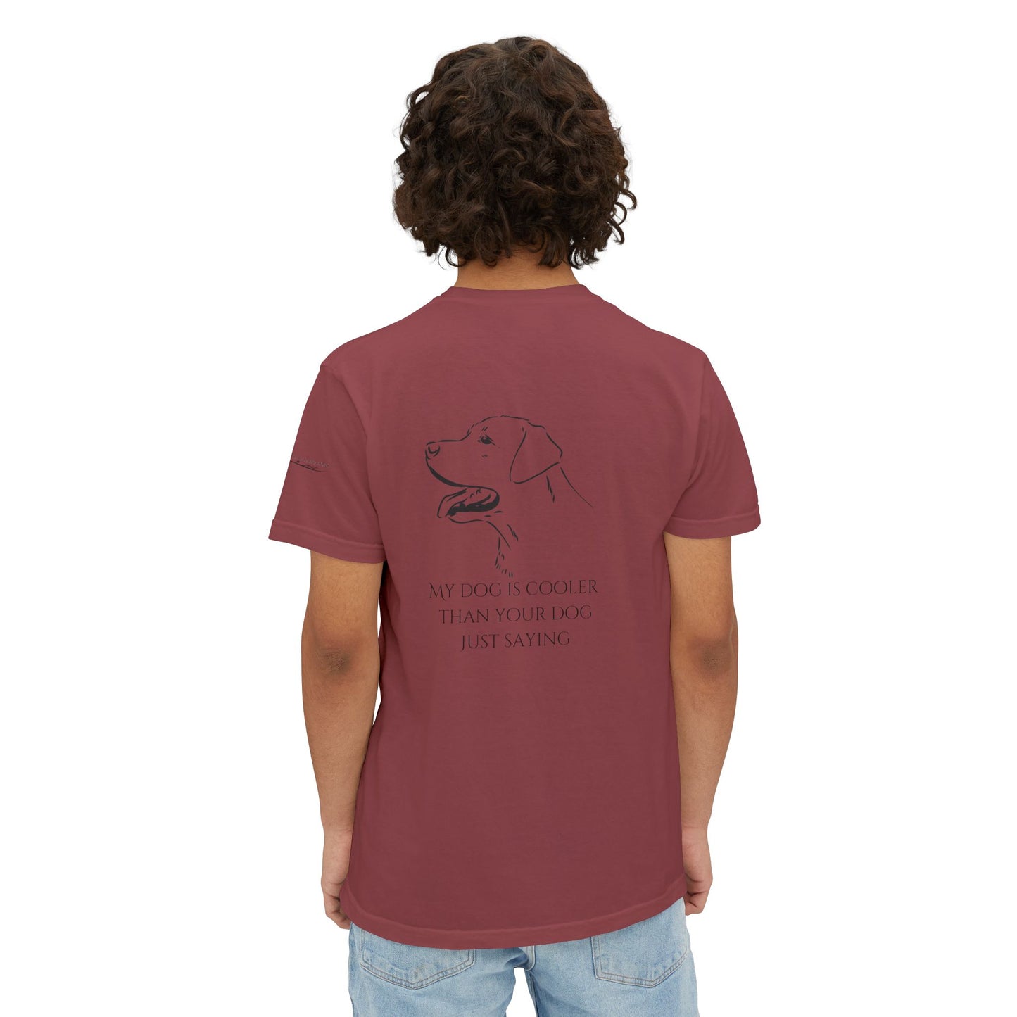 My dog is smarter than yours, just saying, Island Labradors, Pocket, T-Shirt