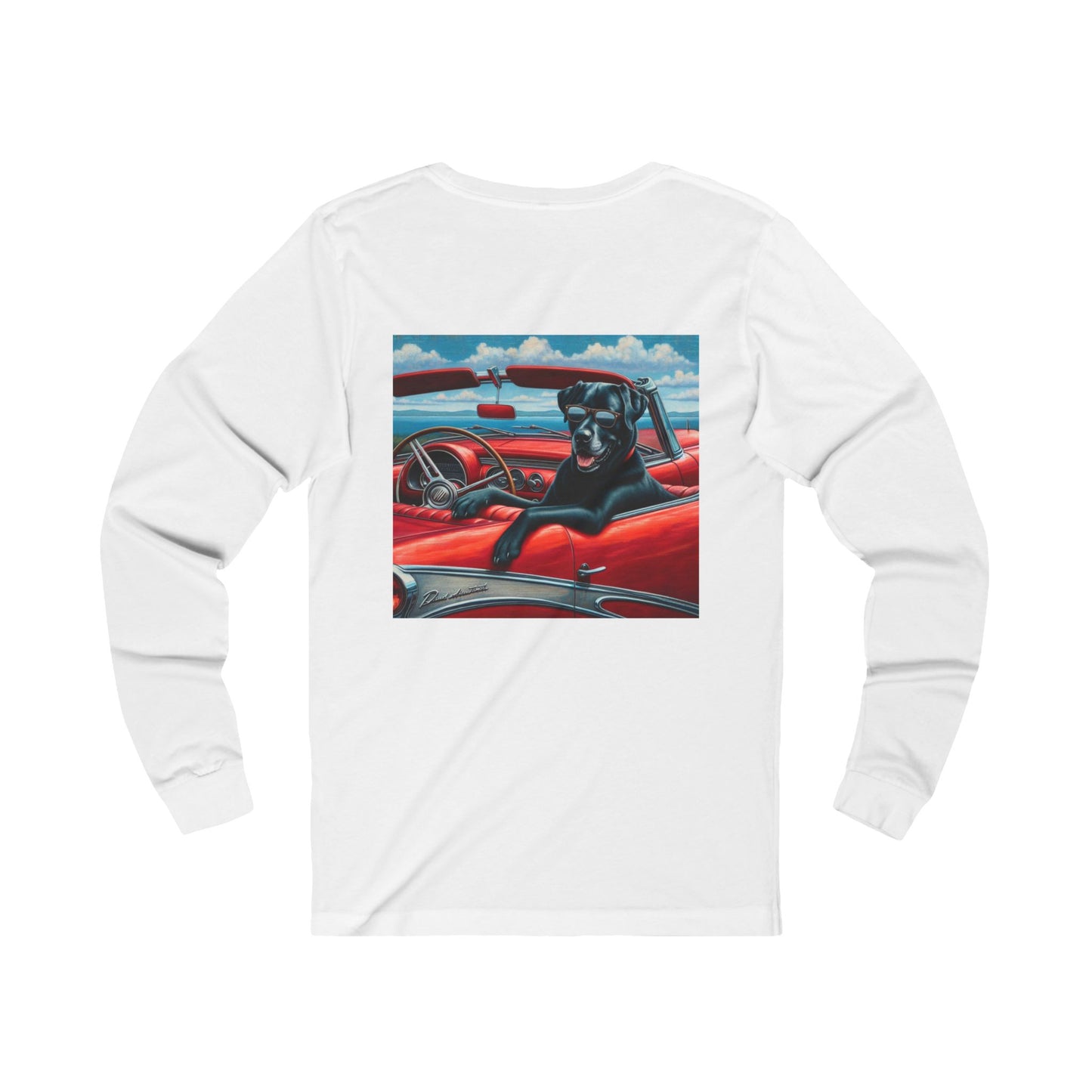 Black Lab Classic, 1950's, Unisex Jersey Long Sleeve Tee