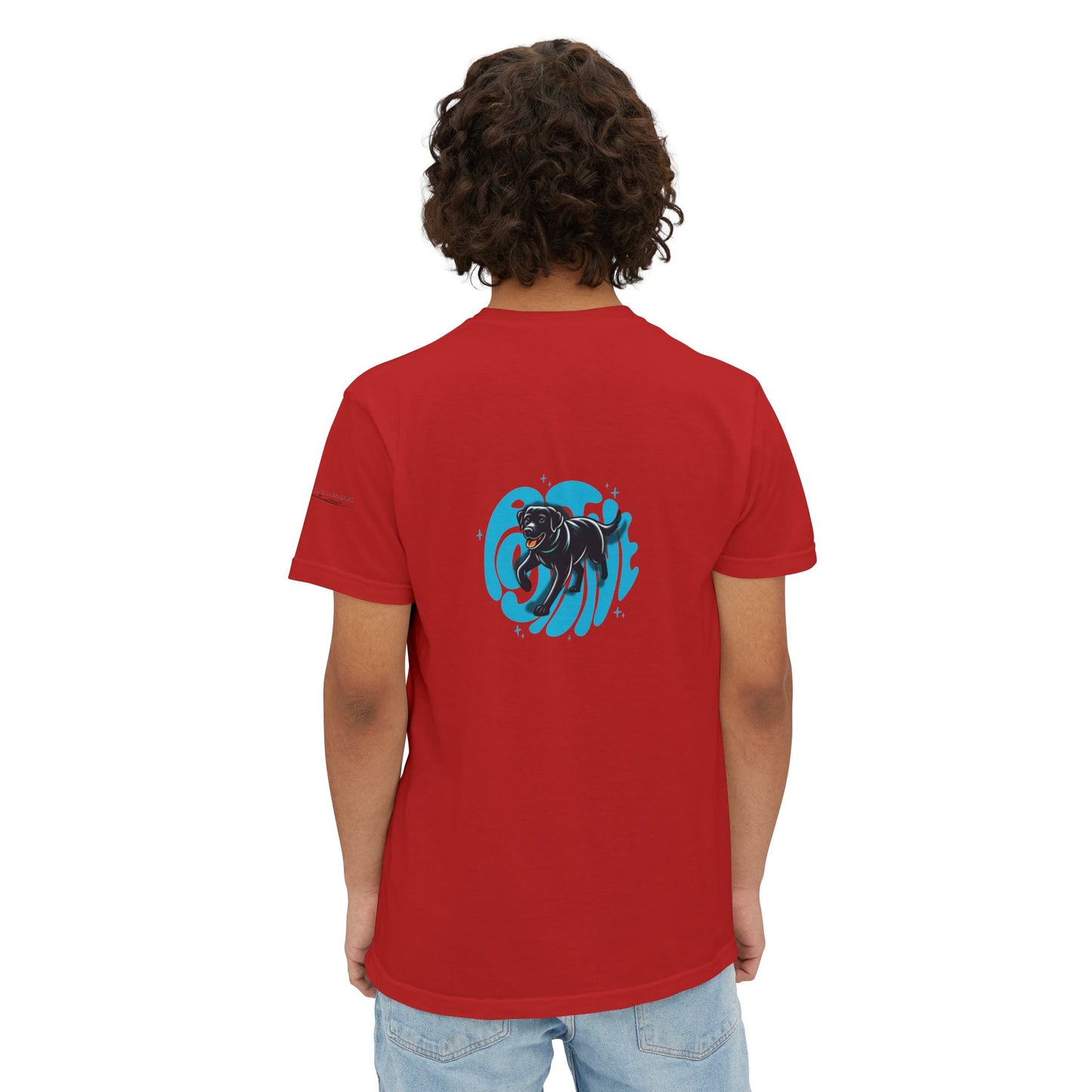 Positive, Island Labradors, pocket T-Shirt