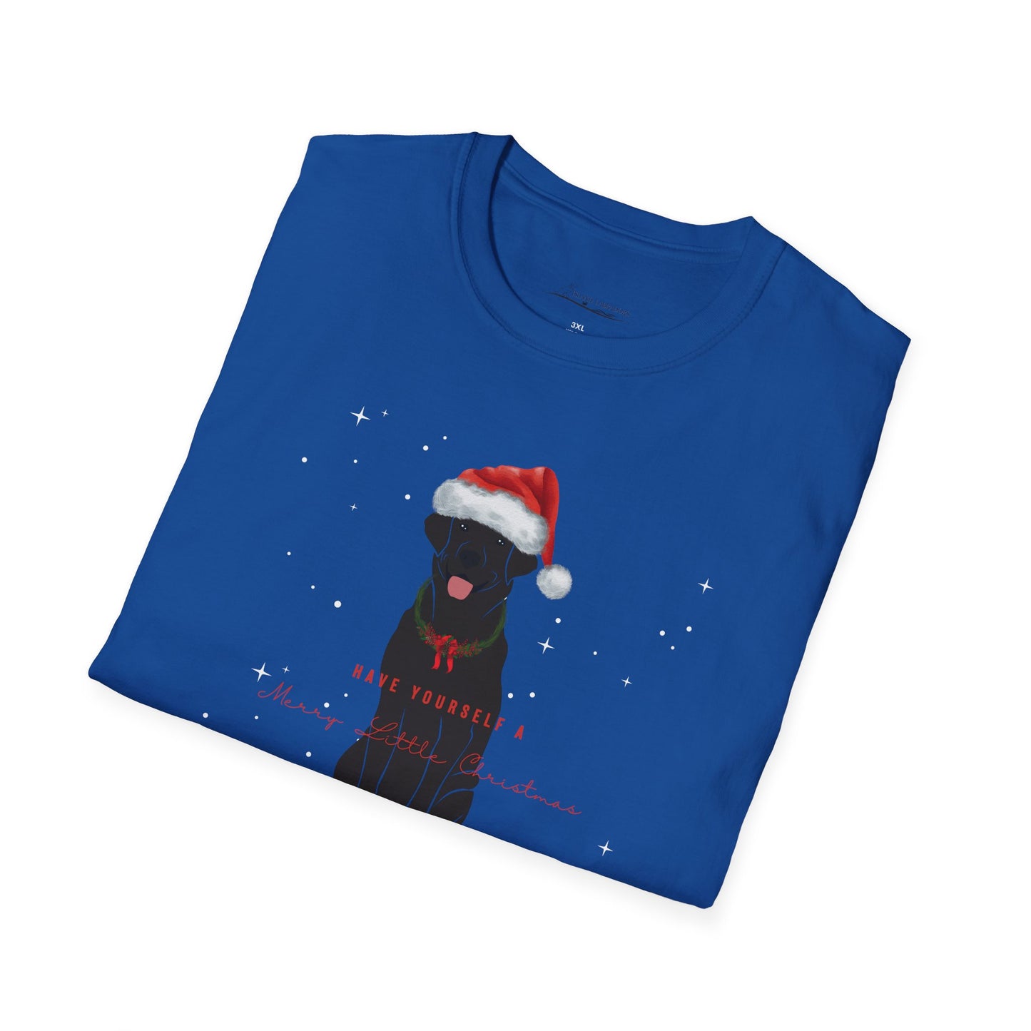 Have Yourself A Merry Little Christmas, black Labrador