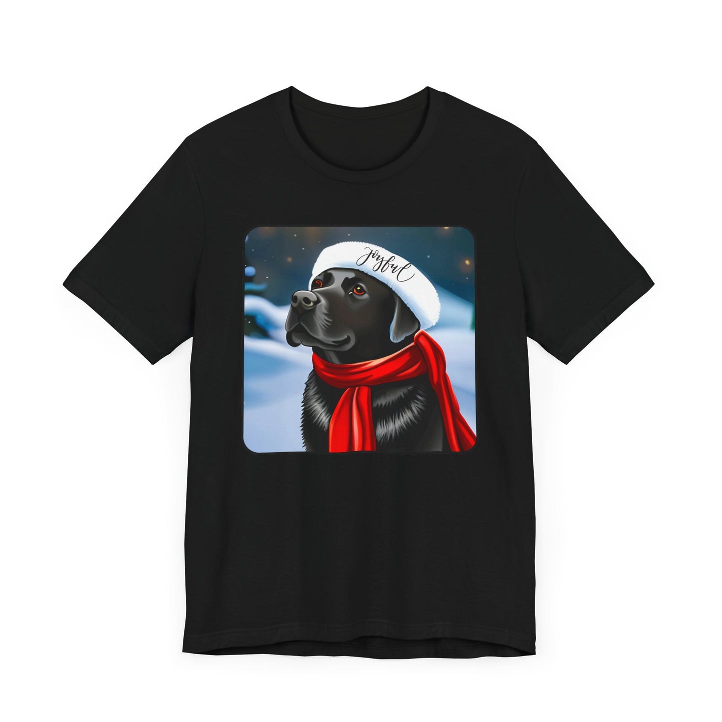 Joyful black lab Christmas perfect for your holiday cheer