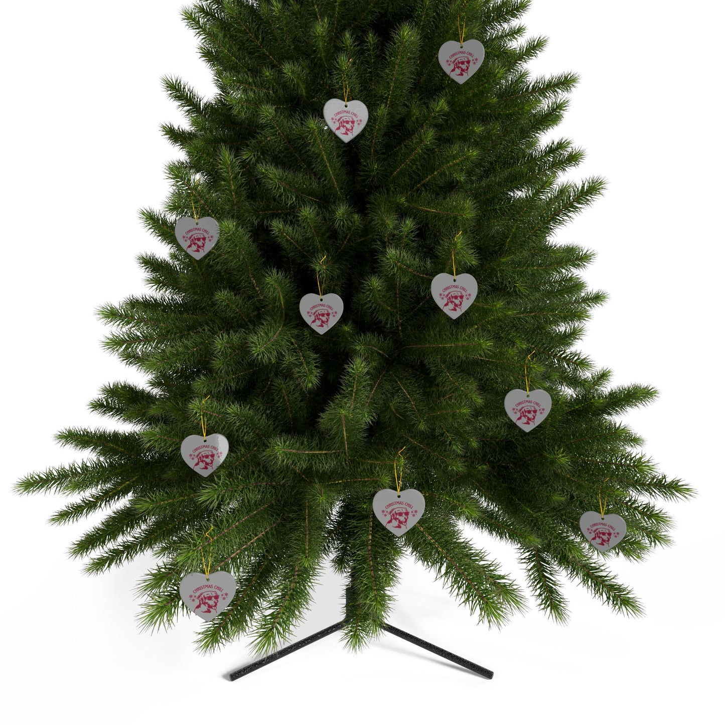 Labrador Christmas, Ceramic Ornaments, 2-Side Print, (1pc, 3pcs, 5pcs, 10pcs)