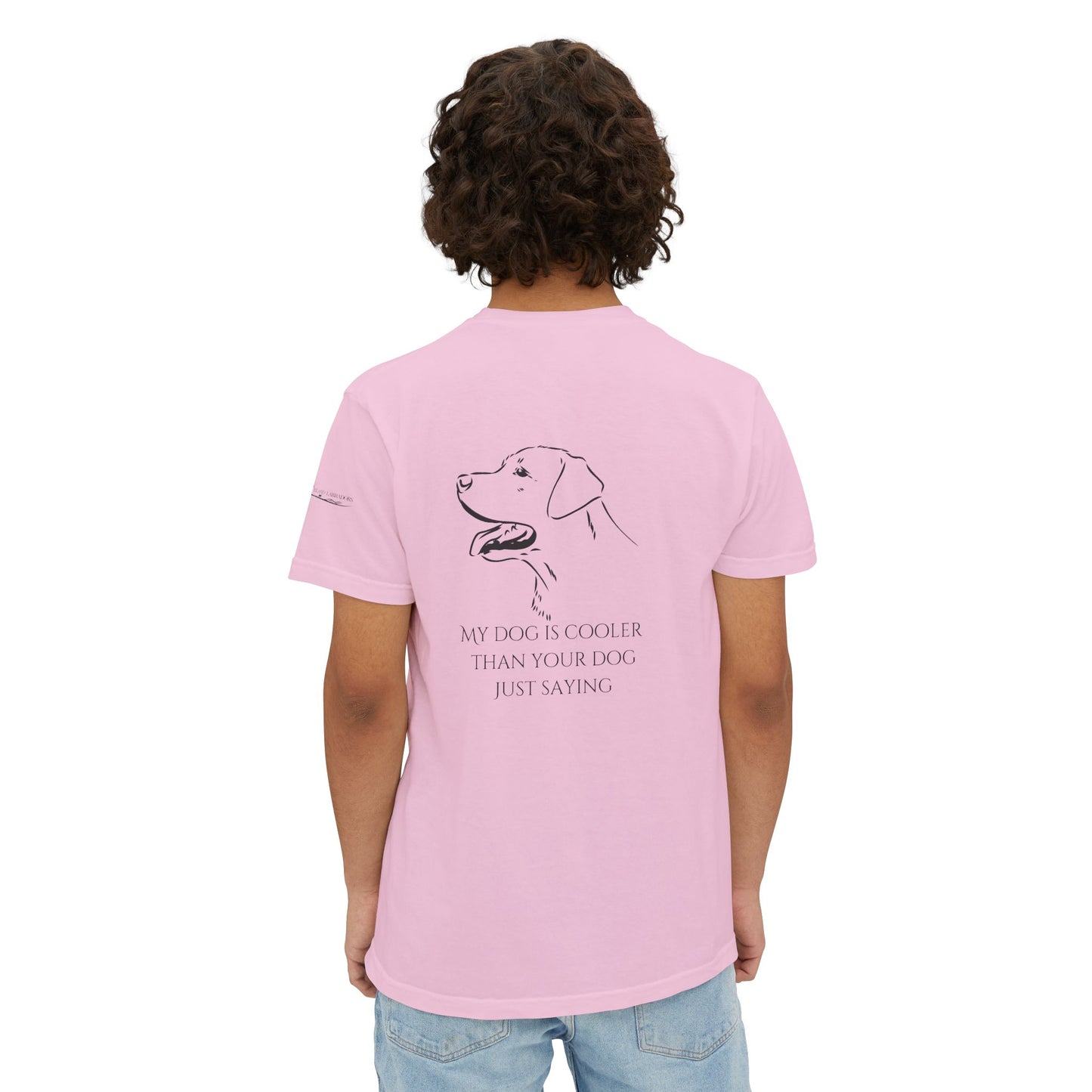 My dog is smarter than yours, just saying, Island Labradors, Pocket, T-Shirt