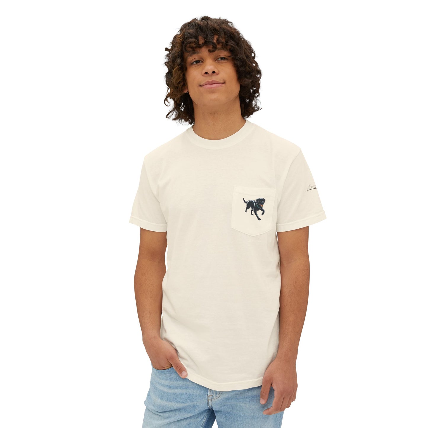 My dog is smarter than yours, just saying, Island Labradors, Pocket, T-Shirt