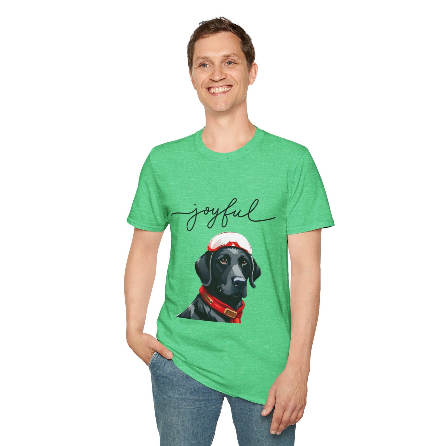 Black Labrador Christmas joyful, Christmas dog, joyful Christmas