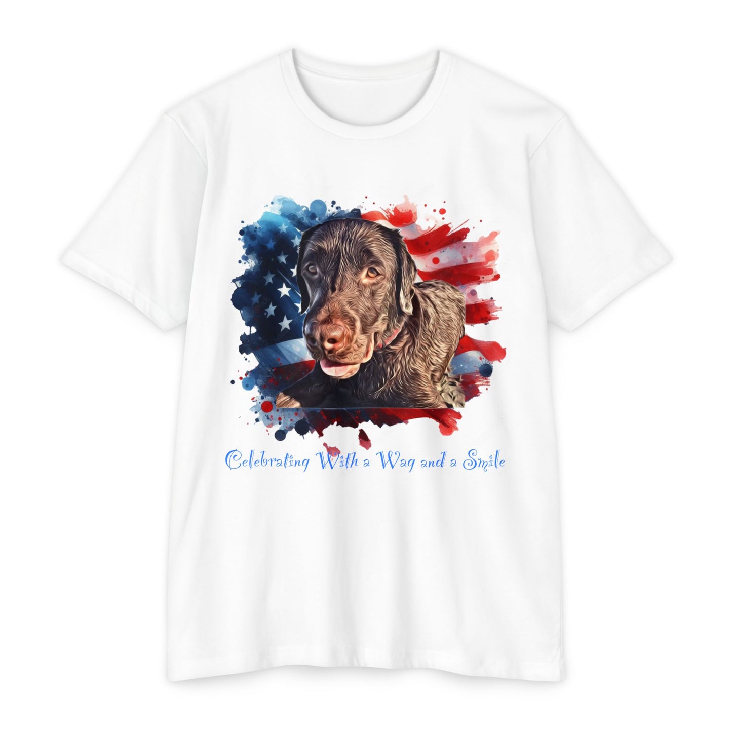 Labrador Retriever Lab USA Patriotic American Flag Dog 4Th Of July