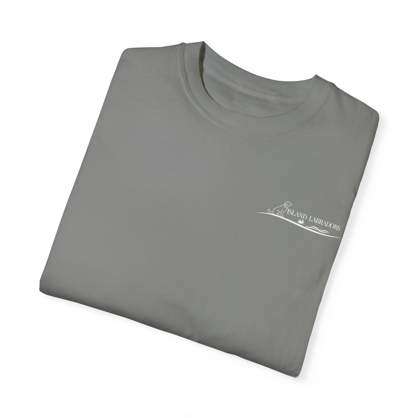 English Labrador print, Unisex Garment-Dyed T-shirt
