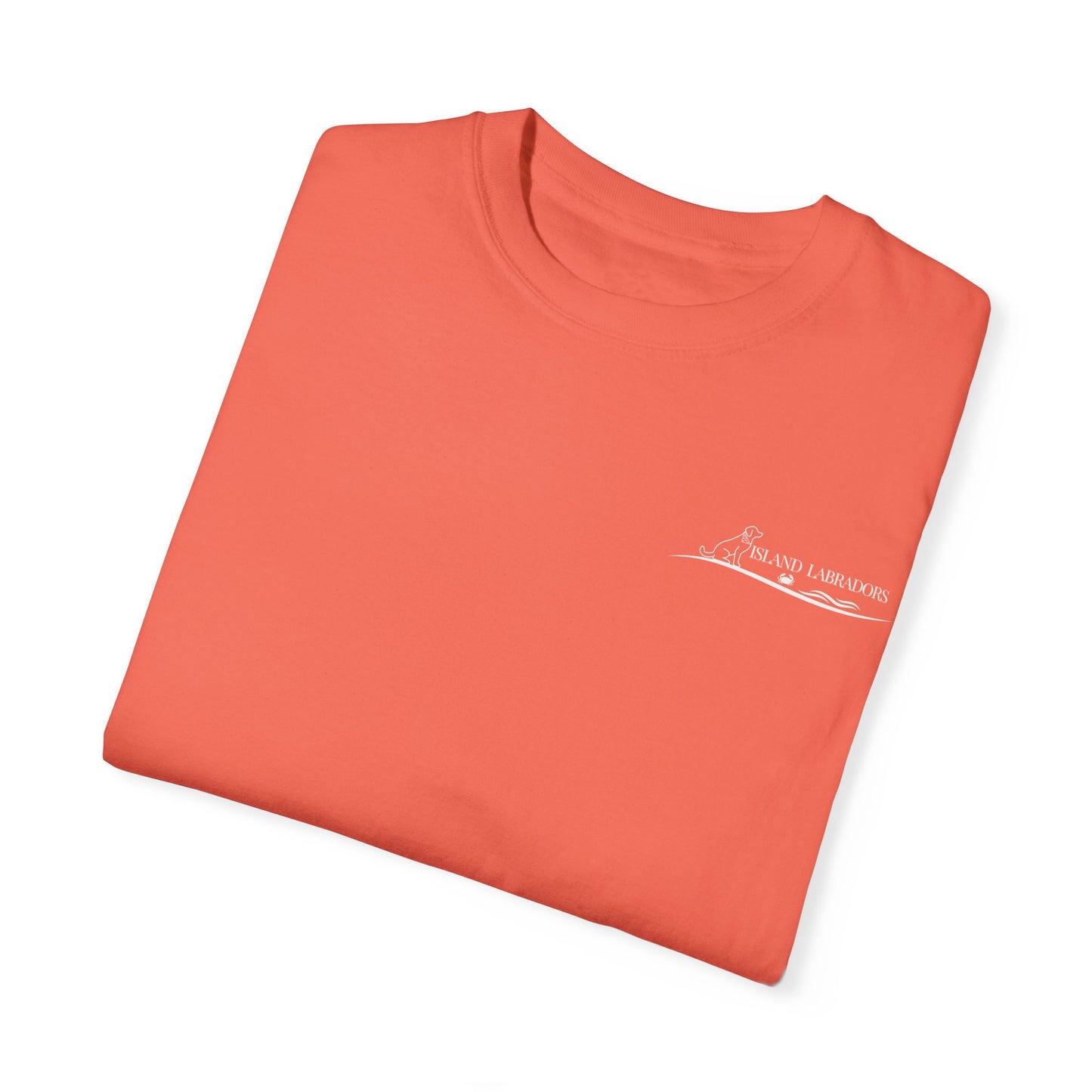 English Labrador print, Unisex Garment-Dyed T-shirt