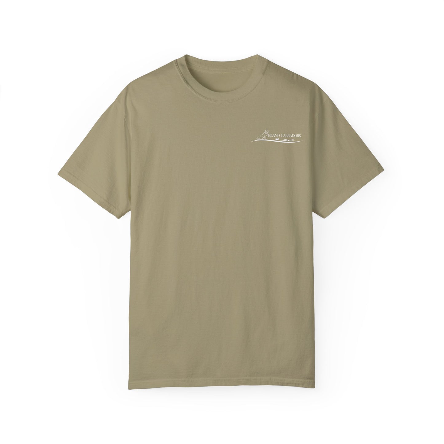 English Labrador print, Unisex Garment-Dyed T-shirt
