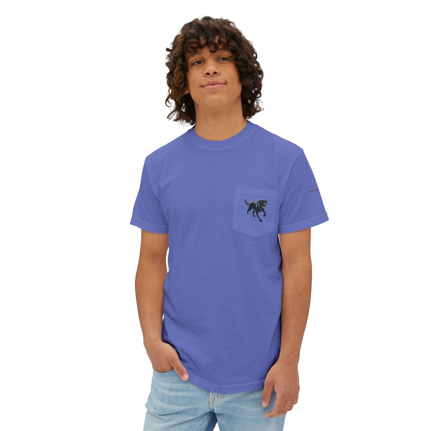 Positive, Island Labradors, pocket T-Shirt