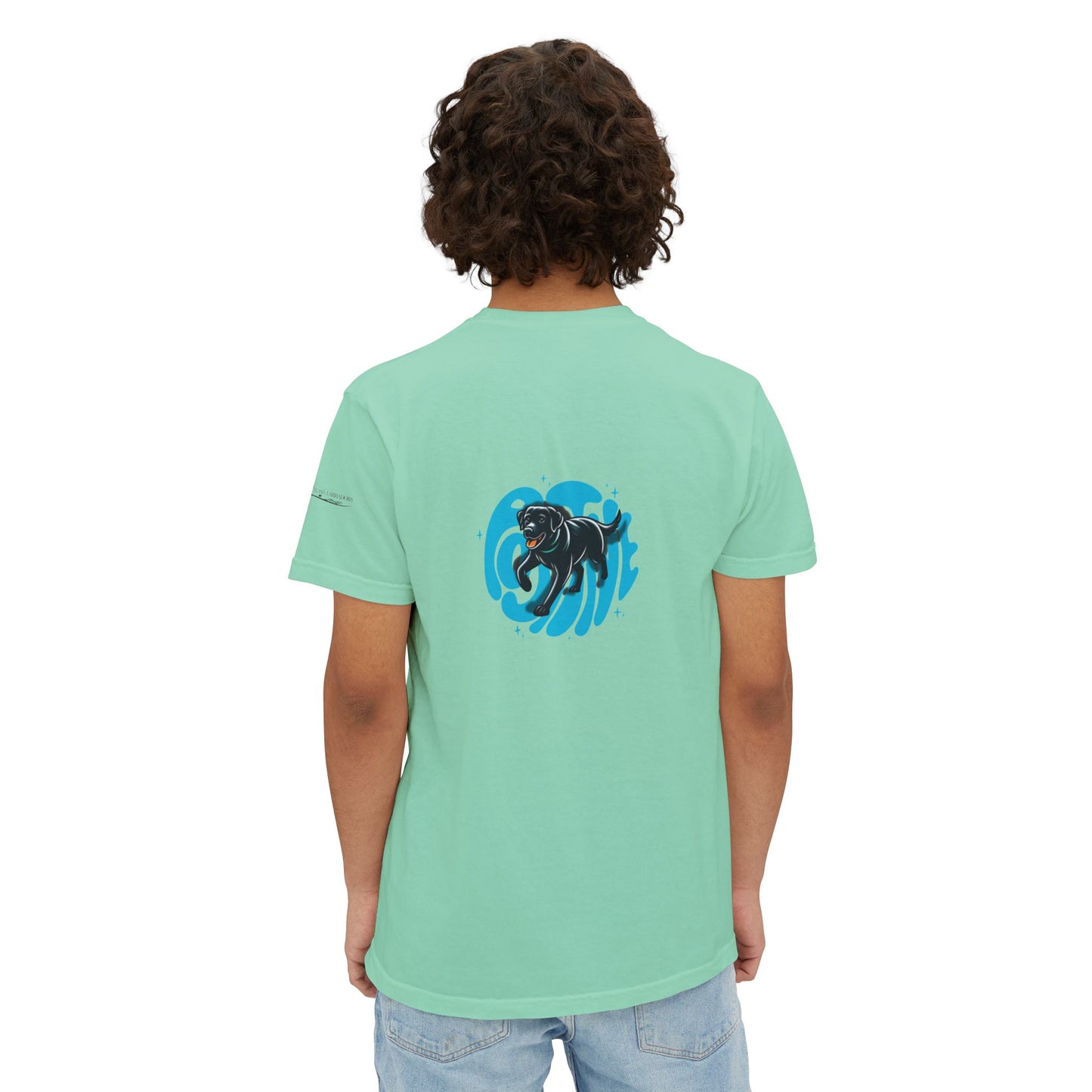 Positive, Island Labradors, pocket T-Shirt