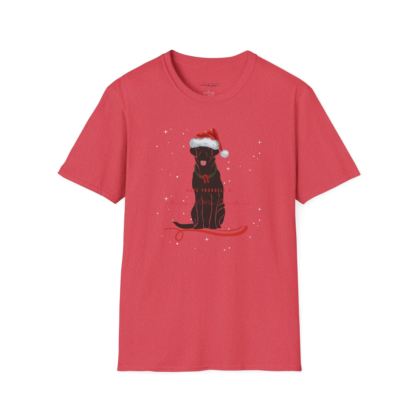 Have Yourself A Merry Little Christmas, black Labrador
