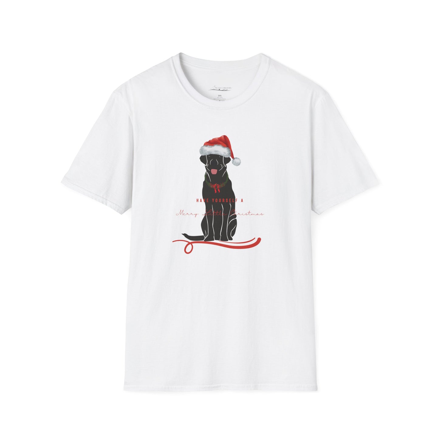 Have Yourself A Merry Little Christmas, black Labrador