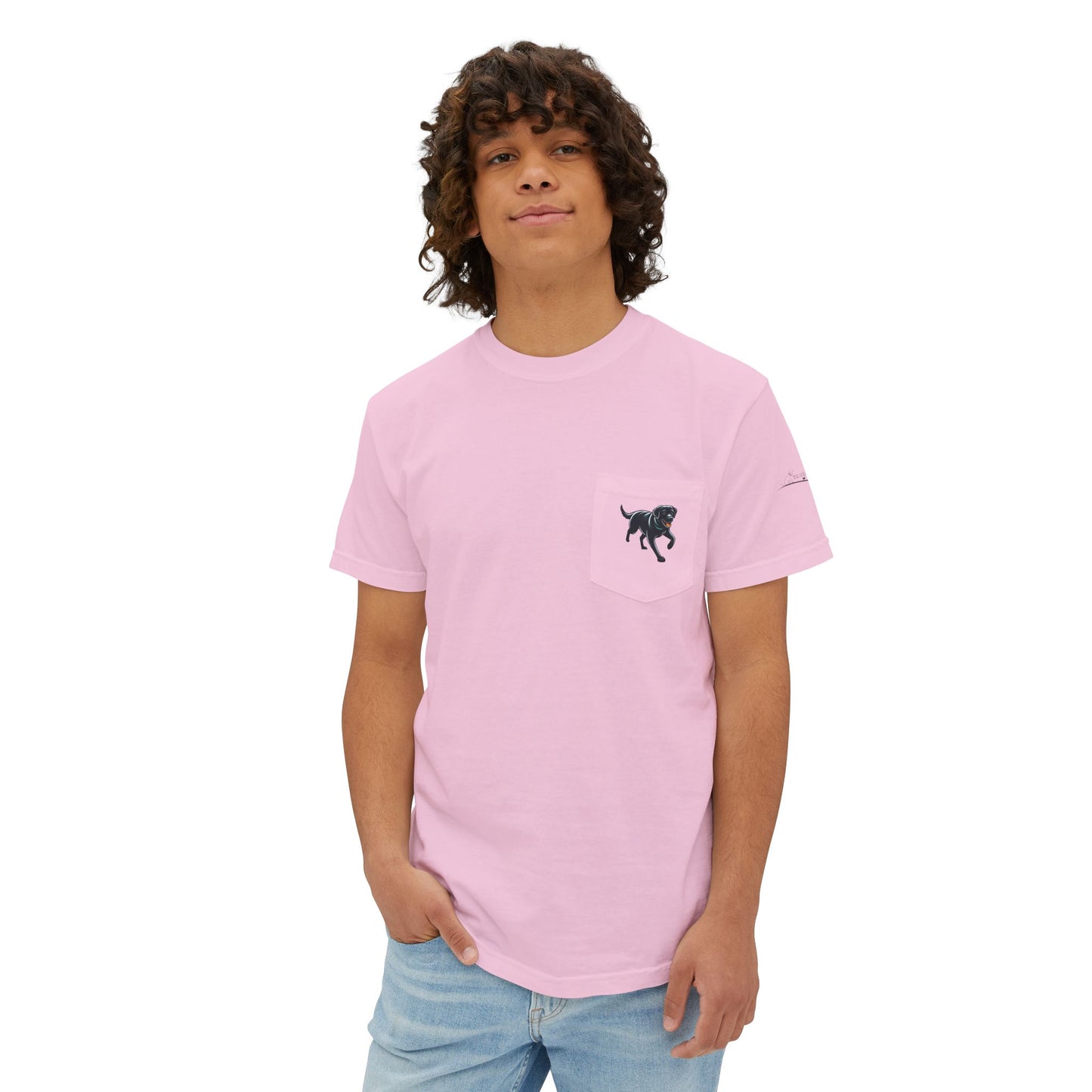 My dog is smarter than yours, just saying, Island Labradors, Pocket, T-Shirt