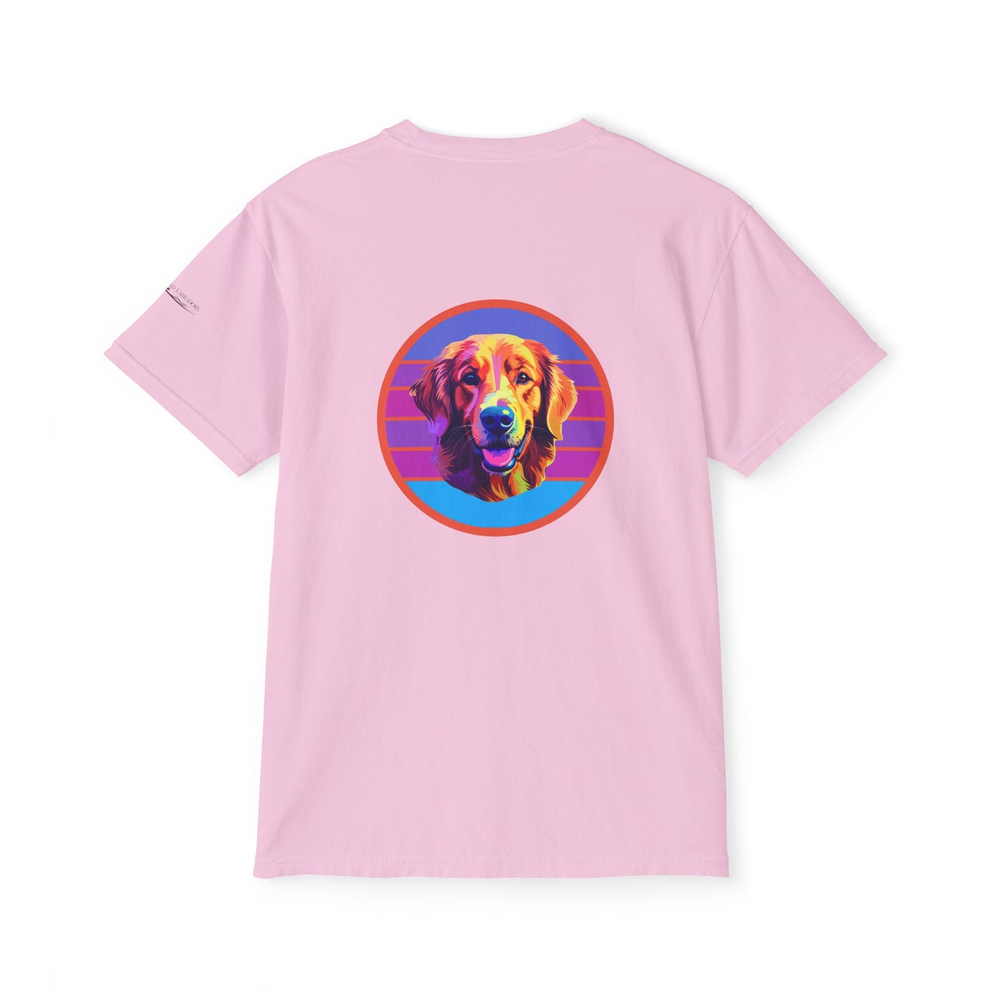 Golden Retriever sunset