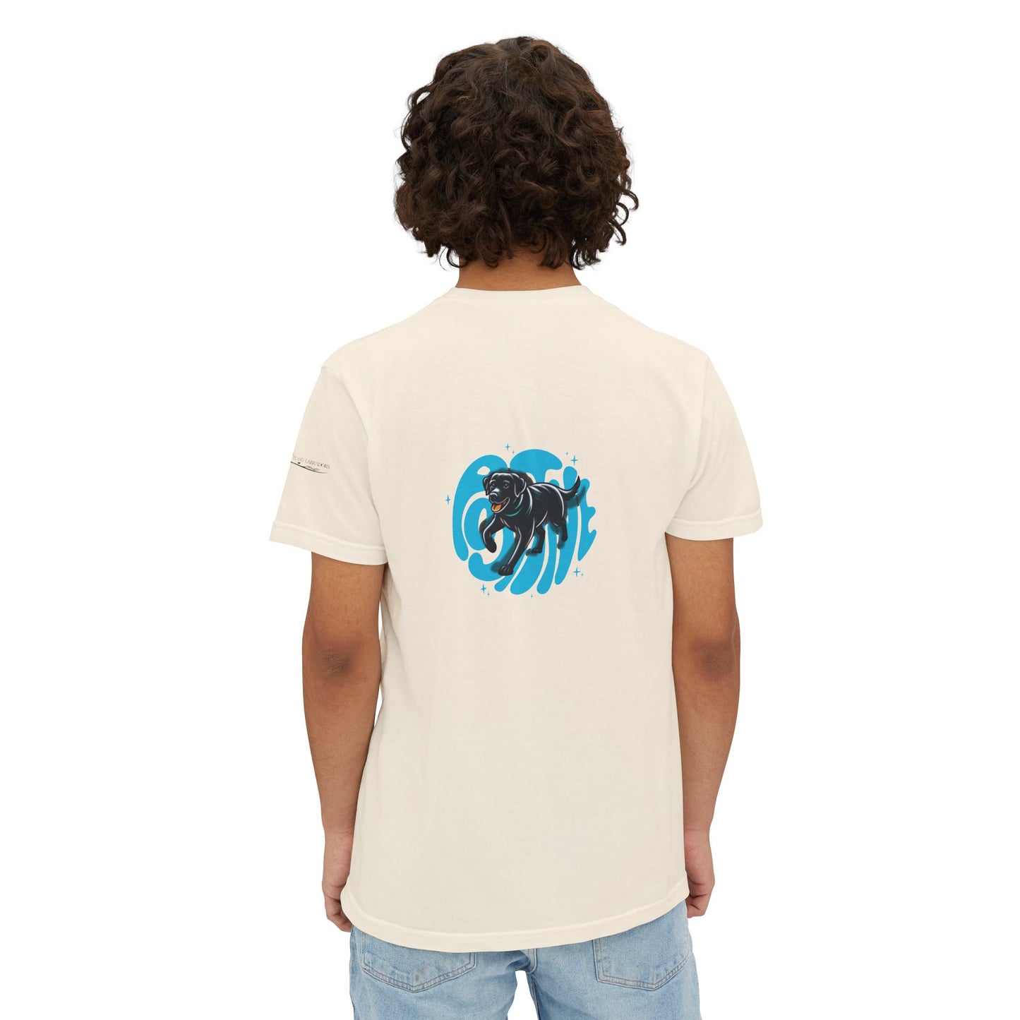 Positive, Island Labradors, pocket T-Shirt