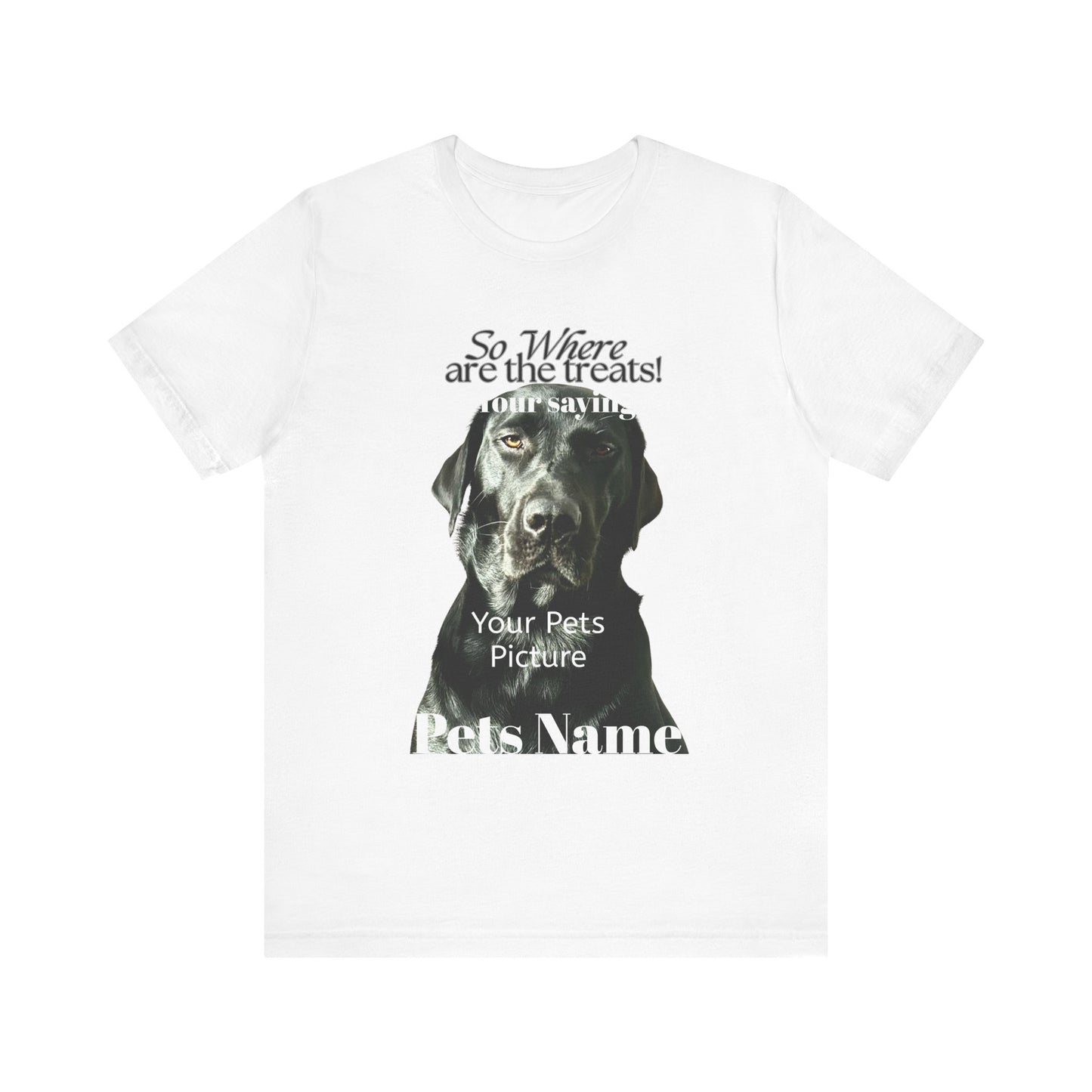 CUSTOMIZE, PERSONALIZE YOUR PETS PICTURE, YOUR PETS NAME, Lilly Special, So where are the treats!