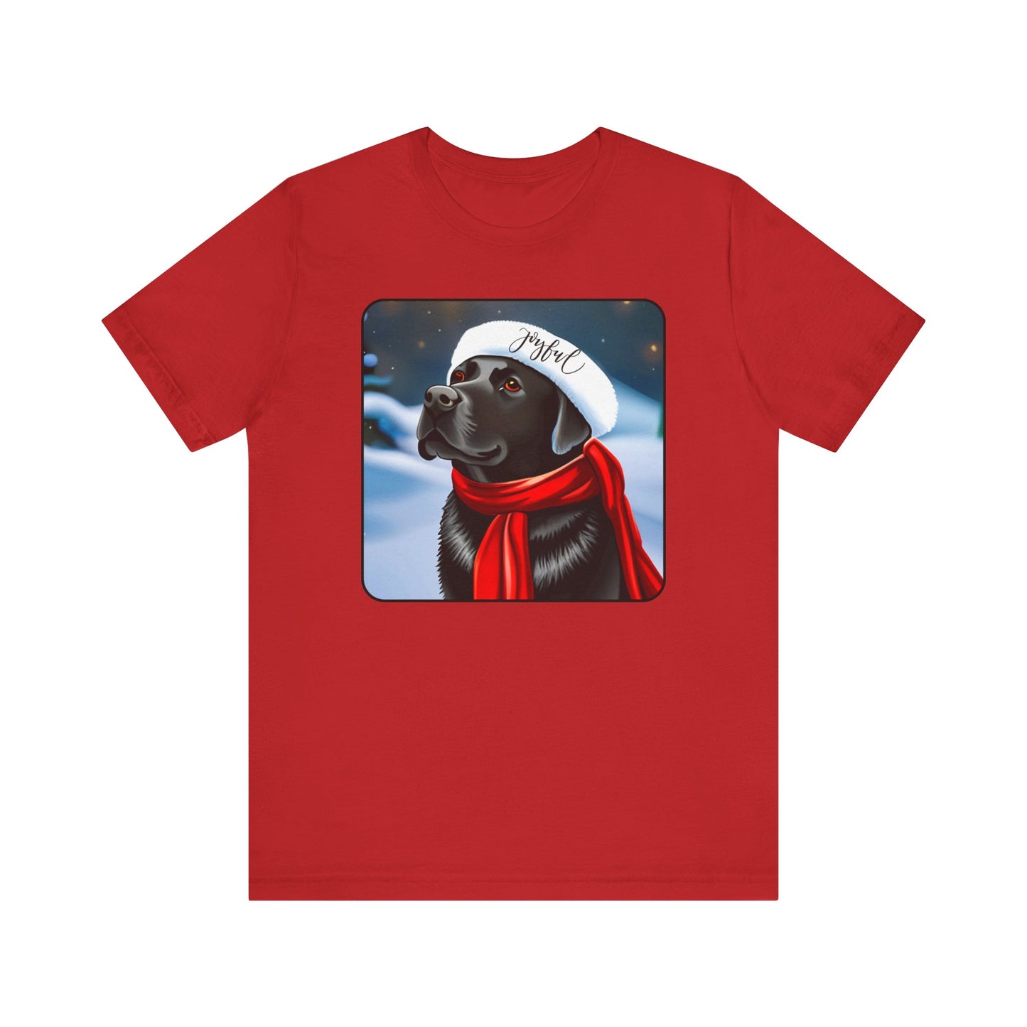 Joyful black lab Christmas perfect for your holiday cheer