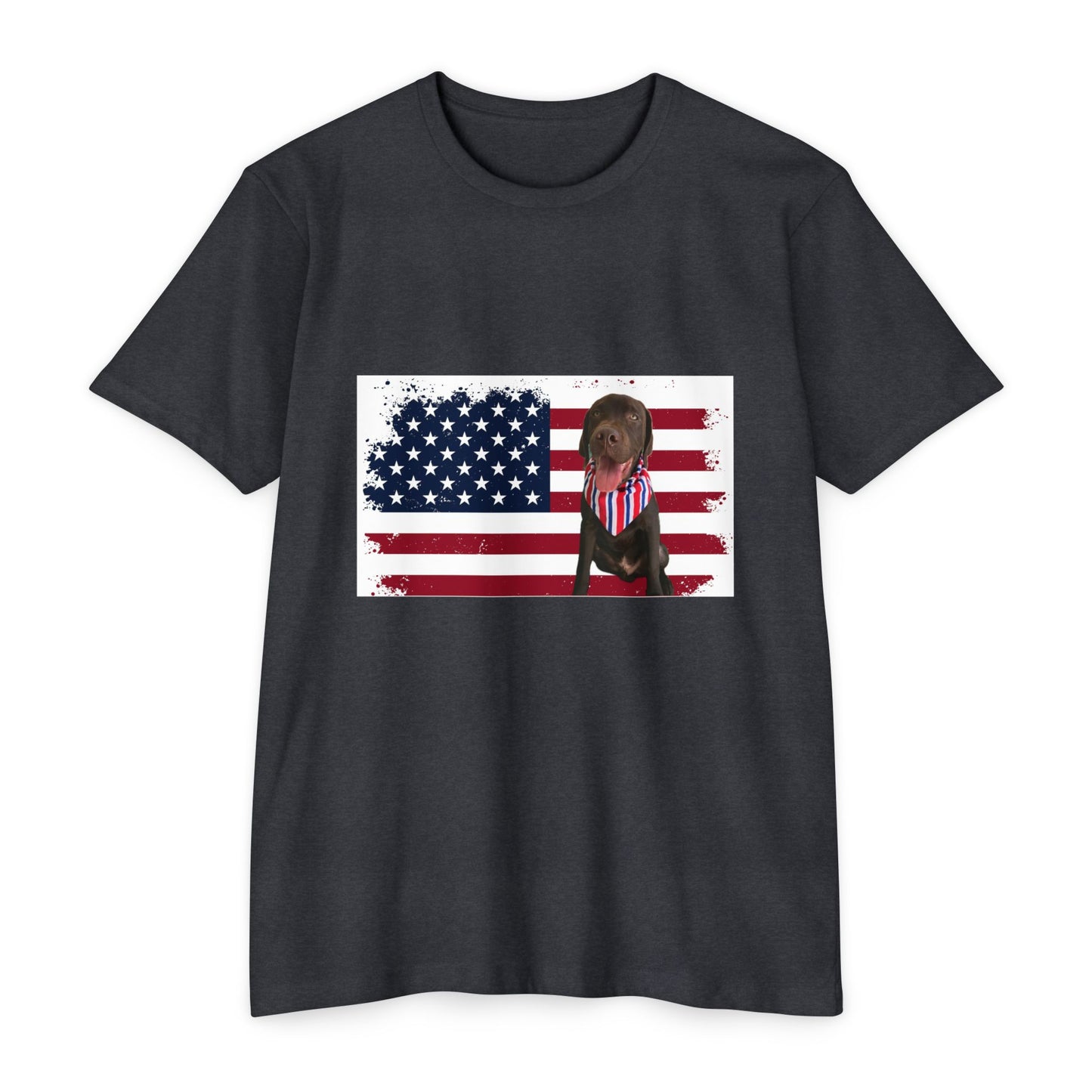 4Th Of July American dog t-shirt