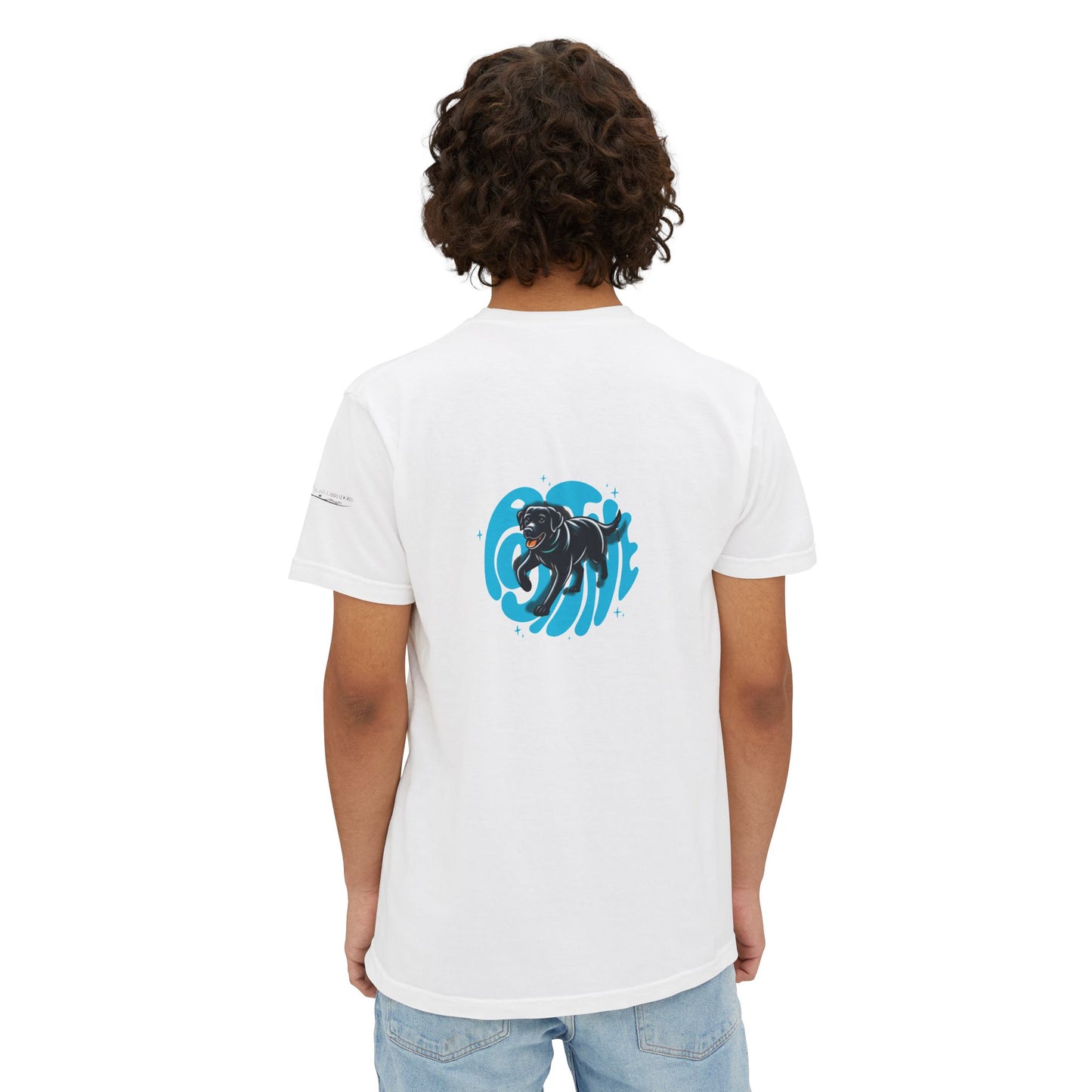 Positive, Island Labradors, pocket T-Shirt