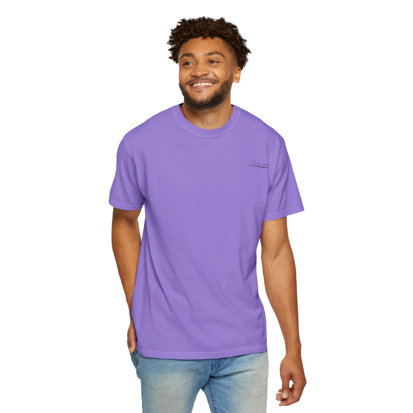 Jetty’s Adventures, Beach Bound, two labs , Unisex Garment-Dyed T-shirt