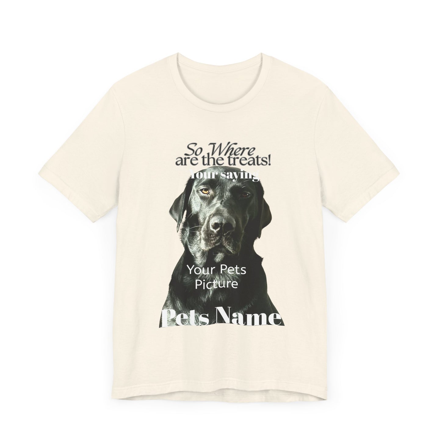 CUSTOMIZE, PERSONALIZE YOUR PETS PICTURE, YOUR PETS NAME, Lilly Special, So where are the treats!