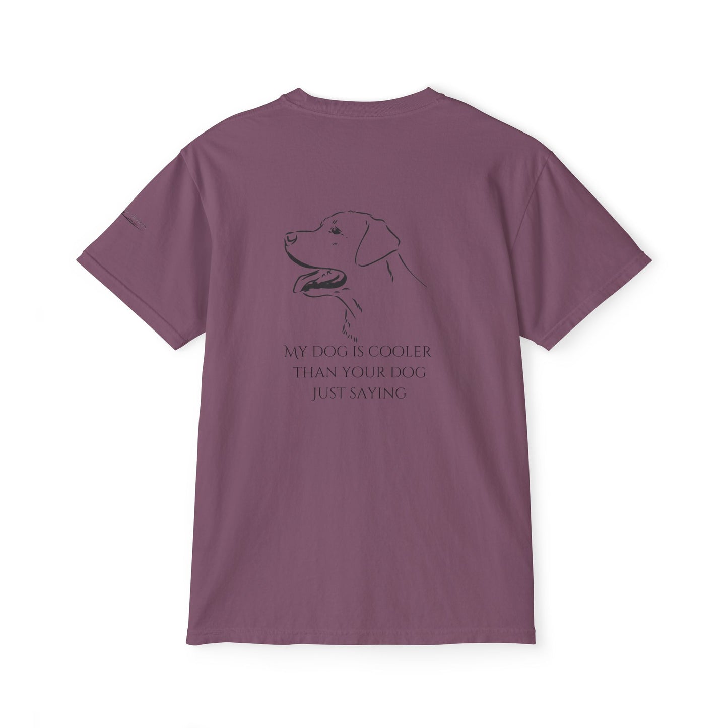 My dog is smarter than yours, just saying, Island Labradors, Pocket, T-Shirt