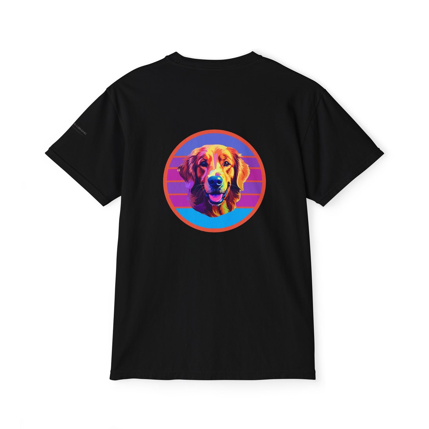 Golden Retriever sunset