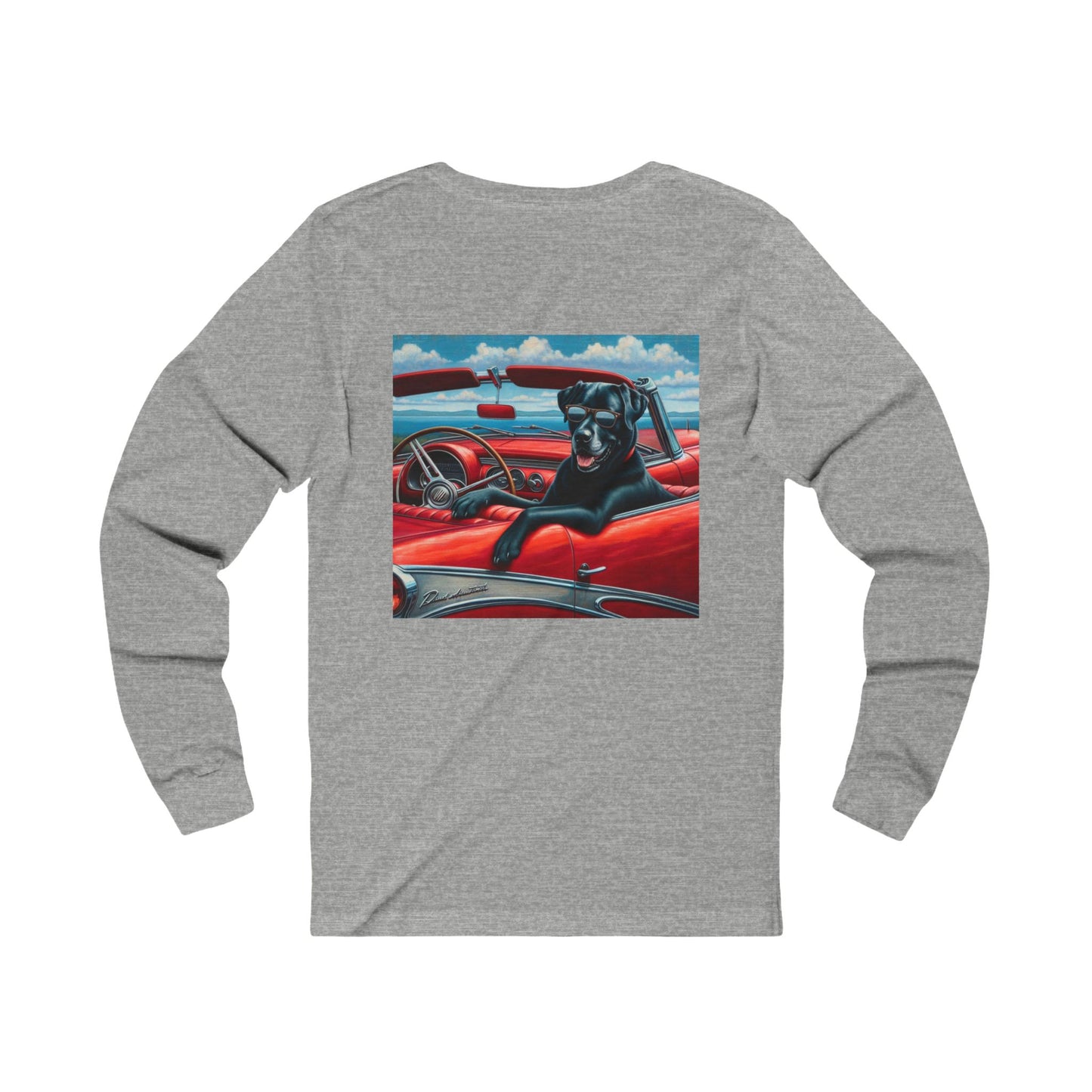 Black Lab Classic, 1950's, Unisex Jersey Long Sleeve Tee