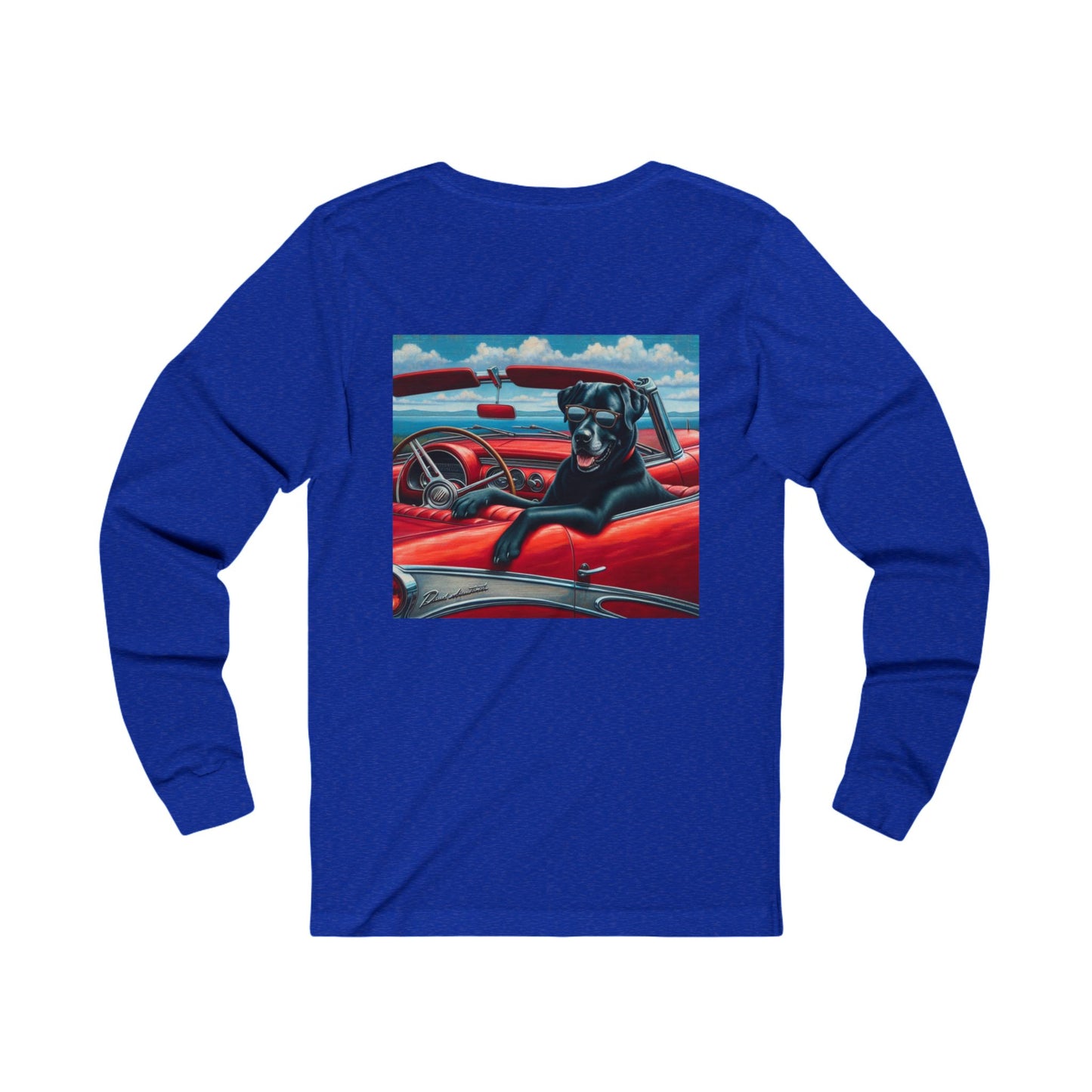 Black Lab Classic, 1950's, Unisex Jersey Long Sleeve Tee