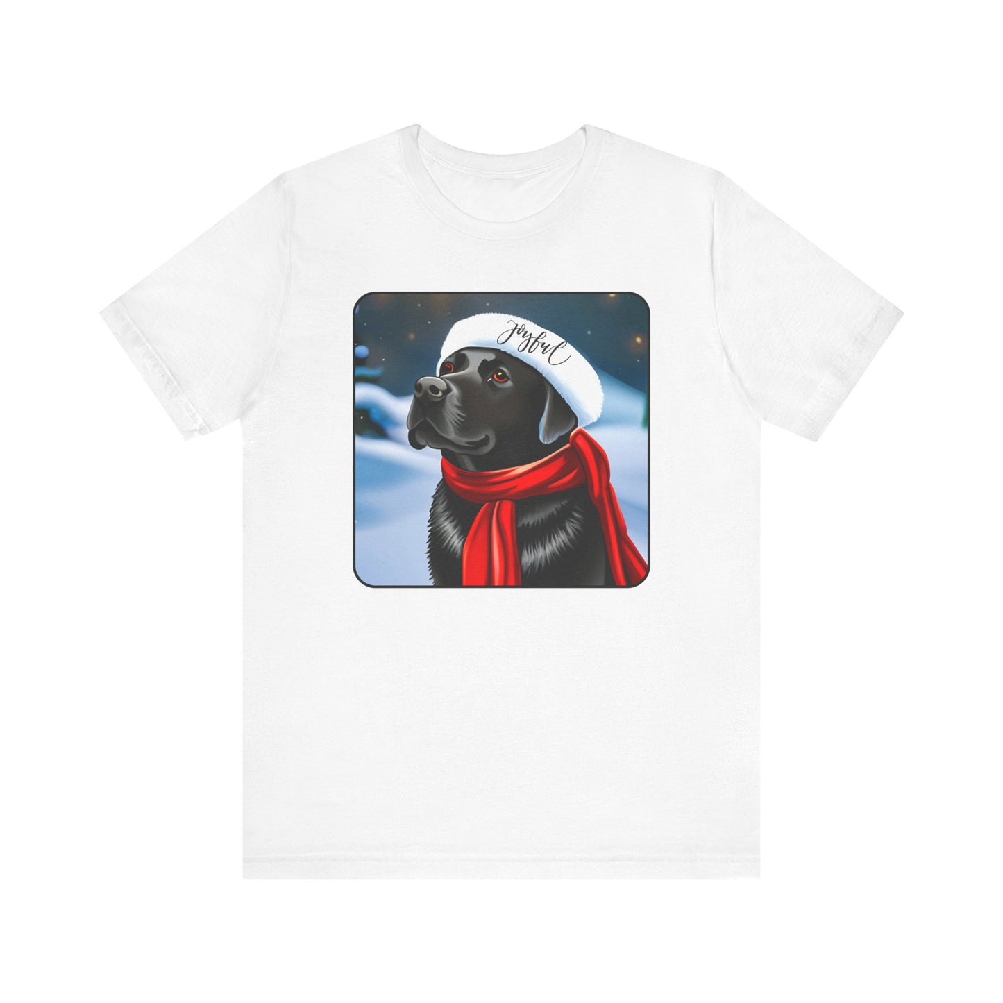 Joyful black lab Christmas perfect for your holiday cheer