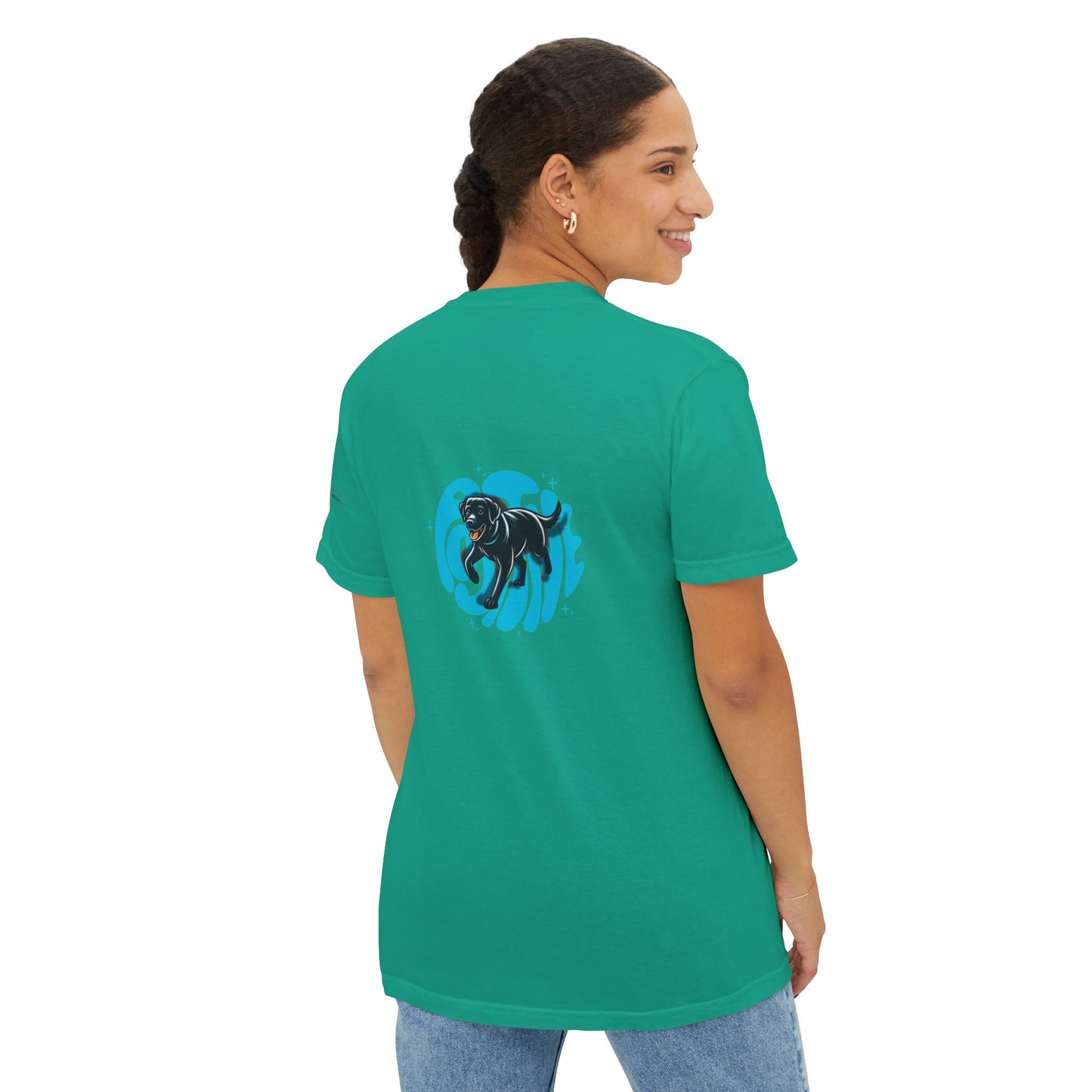 Positive, Island Labradors, pocket T-Shirt