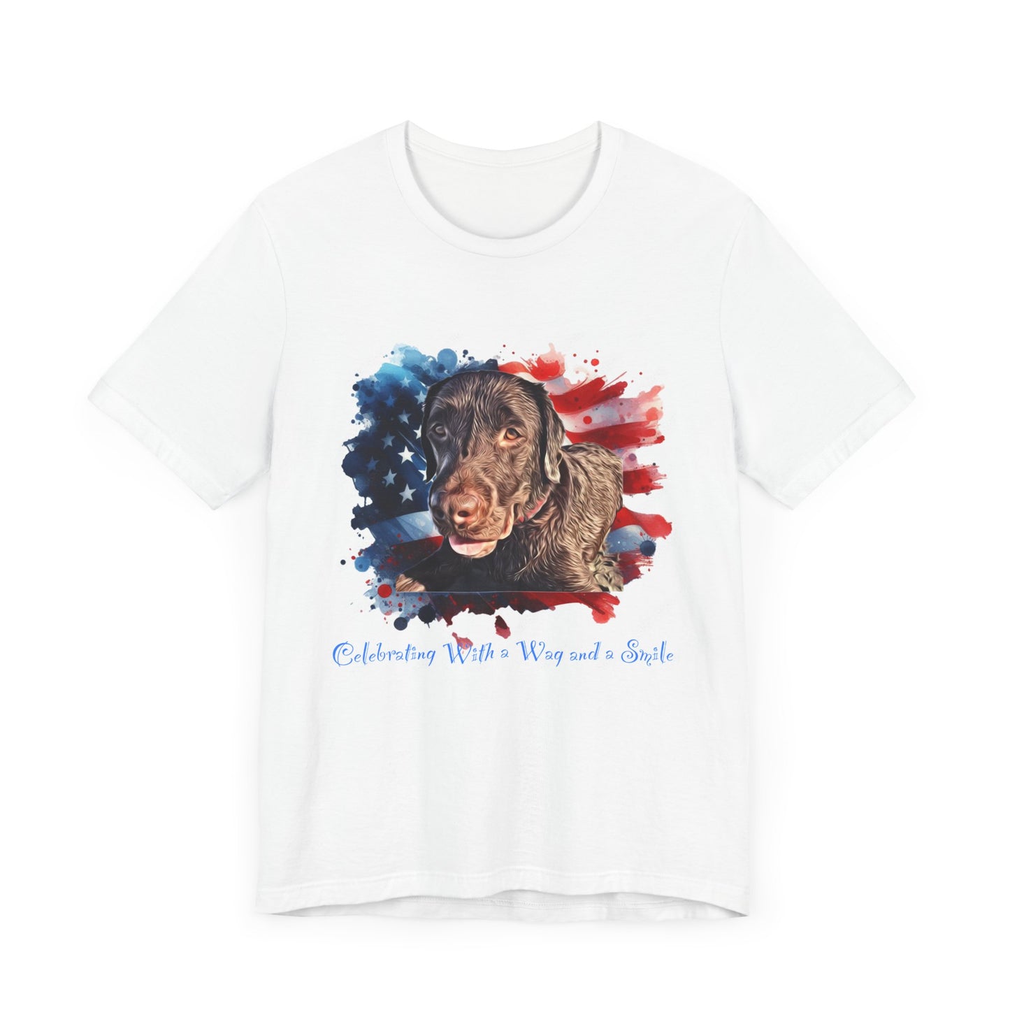 Labrador Retriever Lab USA Patriotic American Flag Dog 4Th Of July