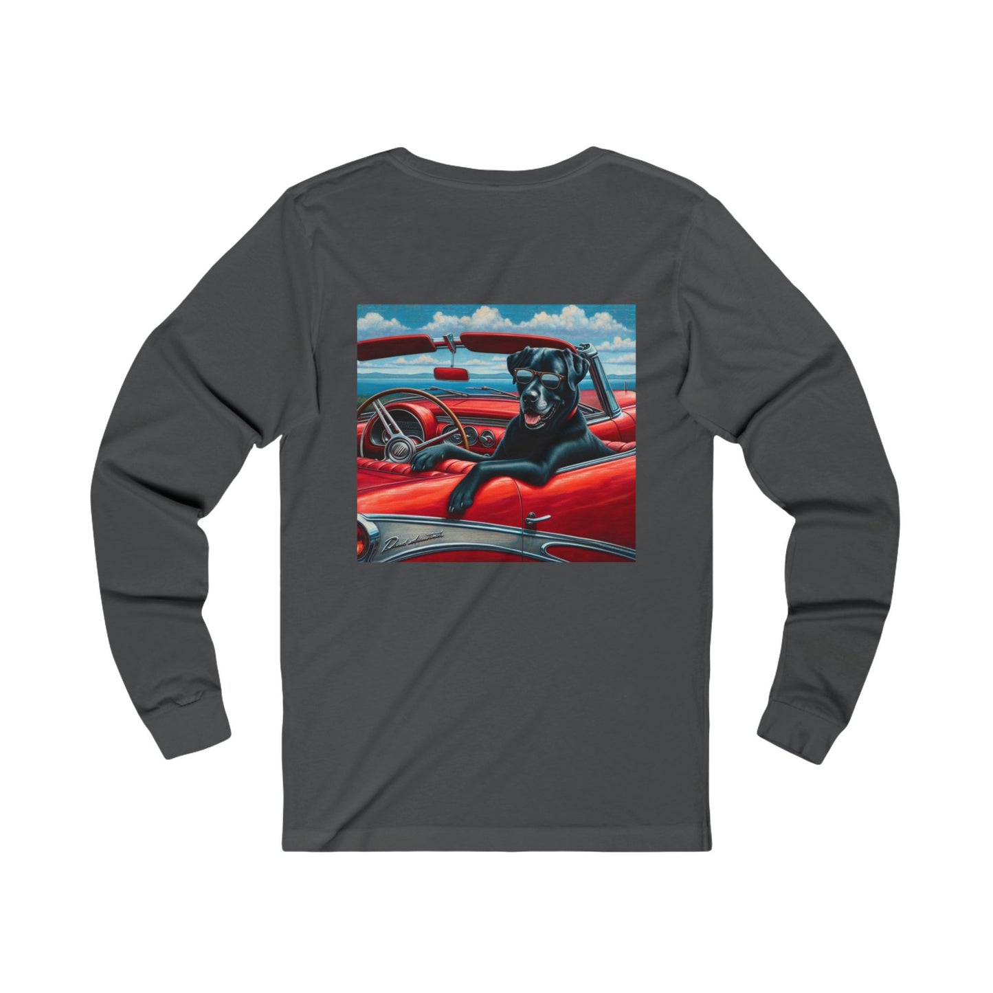 Black Lab Classic, 1950's, Unisex Jersey Long Sleeve Tee