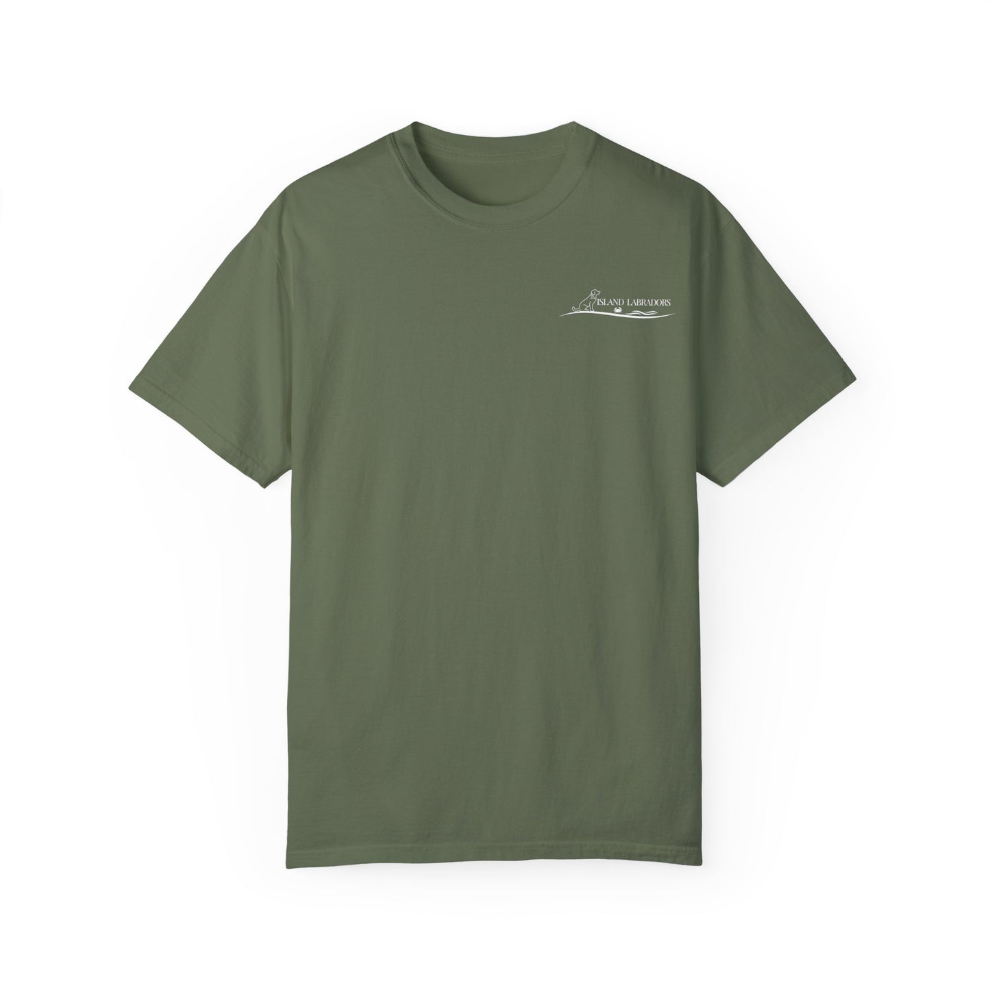 English Labrador print, Unisex Garment-Dyed T-shirt