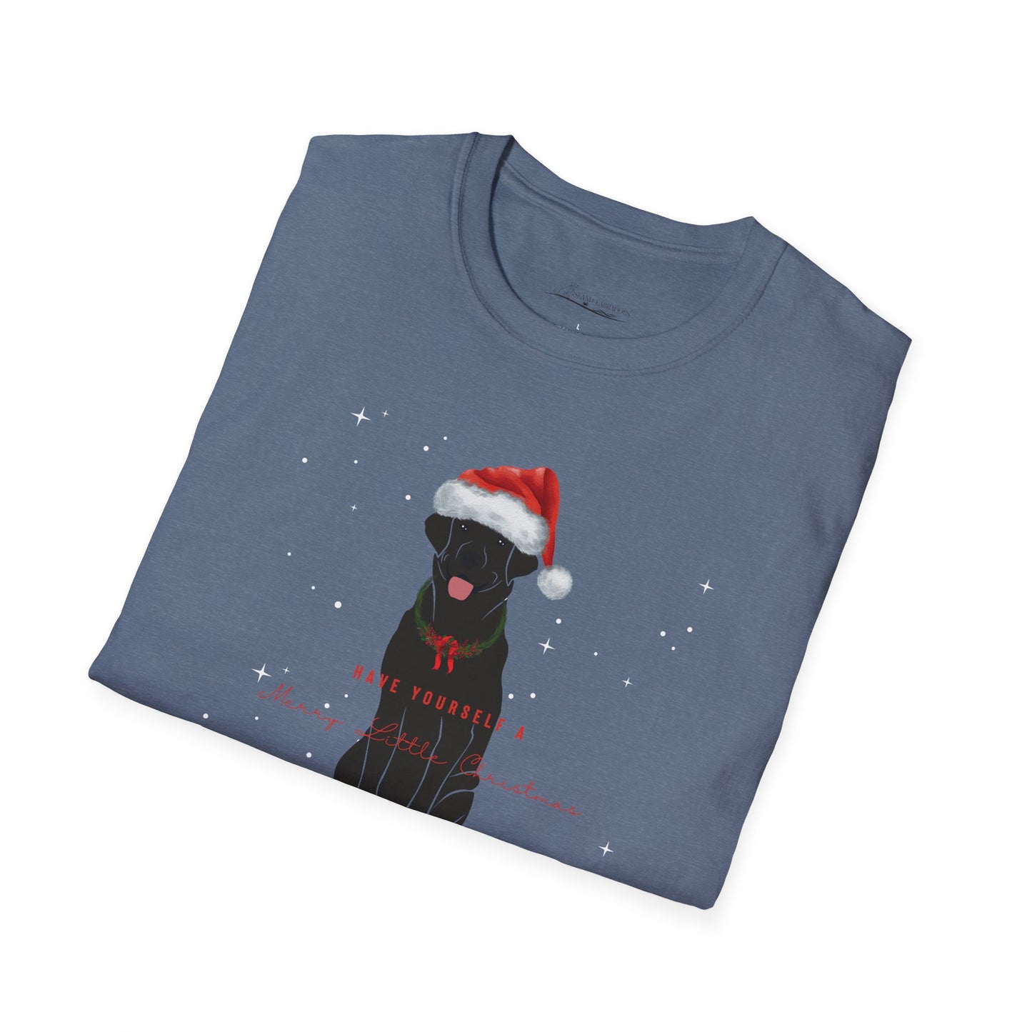 Have Yourself A Merry Little Christmas, black Labrador
