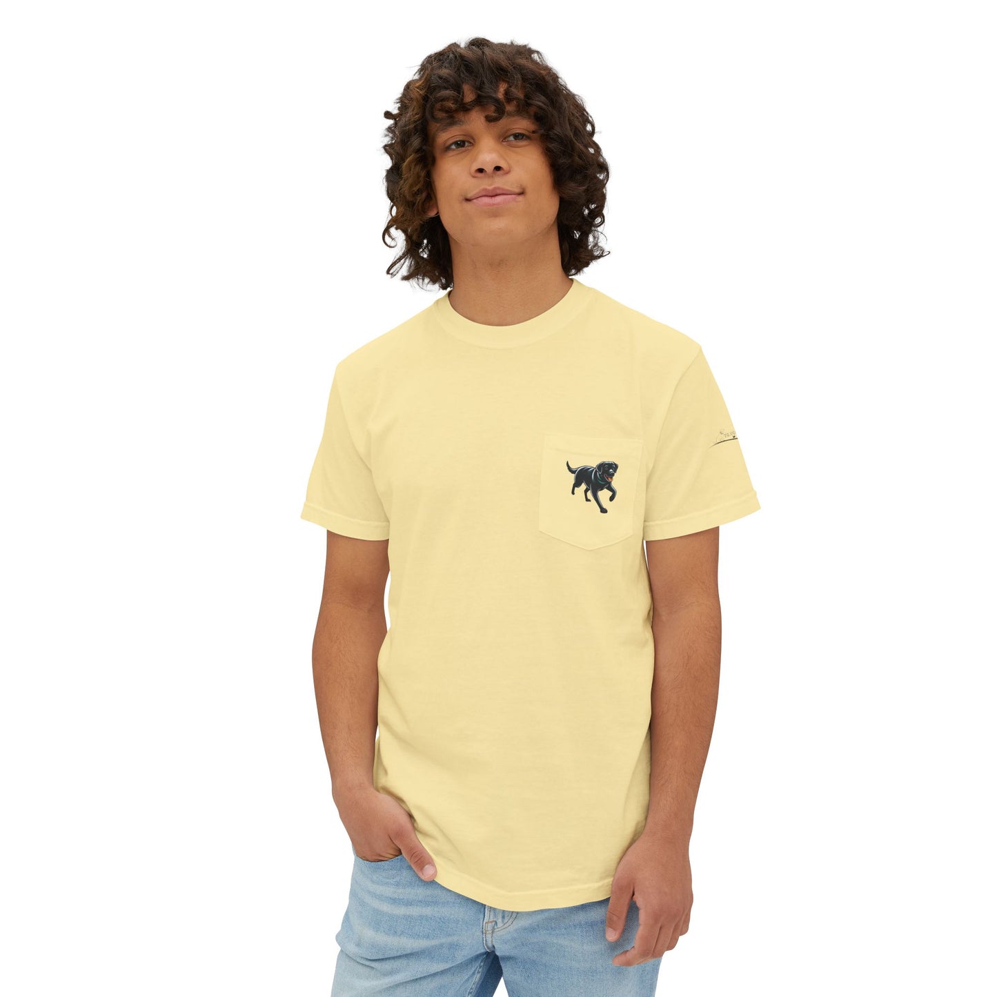 My dog is smarter than yours, just saying, Island Labradors, Pocket, T-Shirt